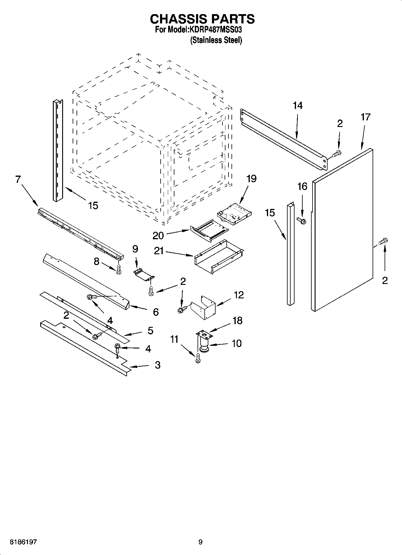 08 - CHASSIS PARTS, OPTIONAL PARTS