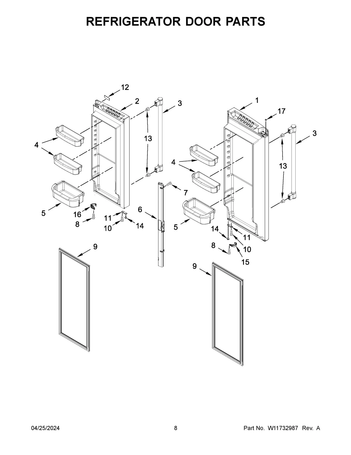 05 - REFRIGERATOR DOOR PARTS