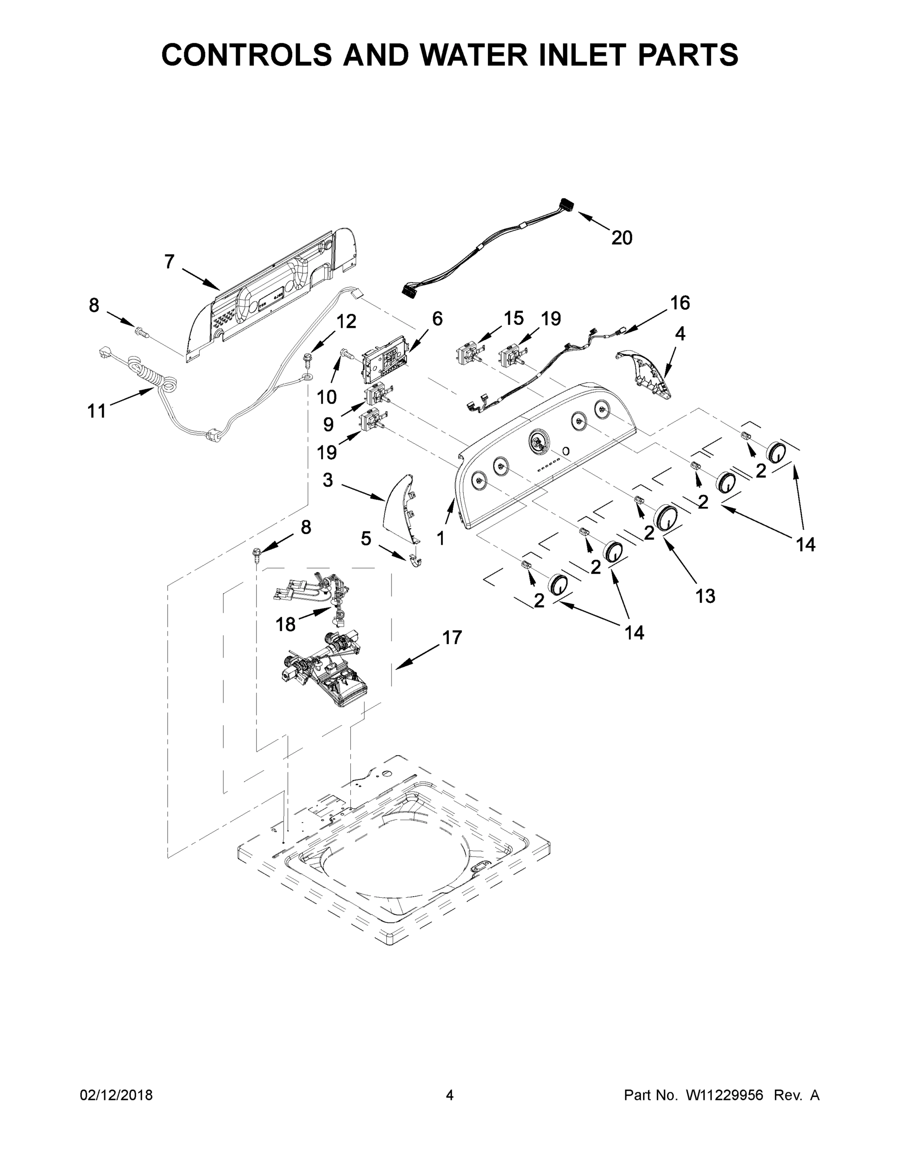 03 - CONTROLS AND WATER INLET PARTS