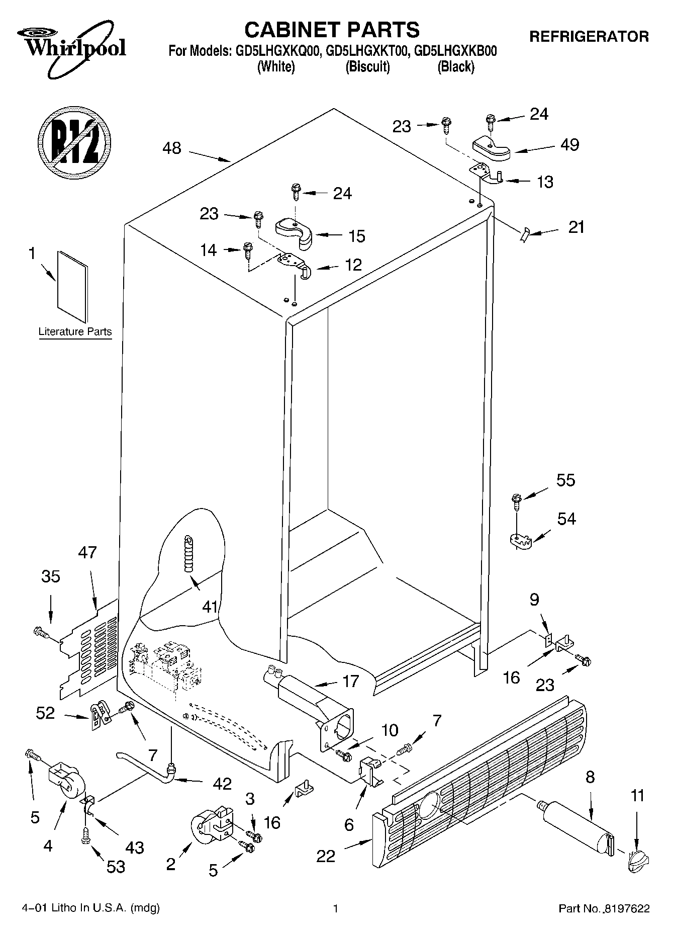 01 - CABINET, LITERATURE