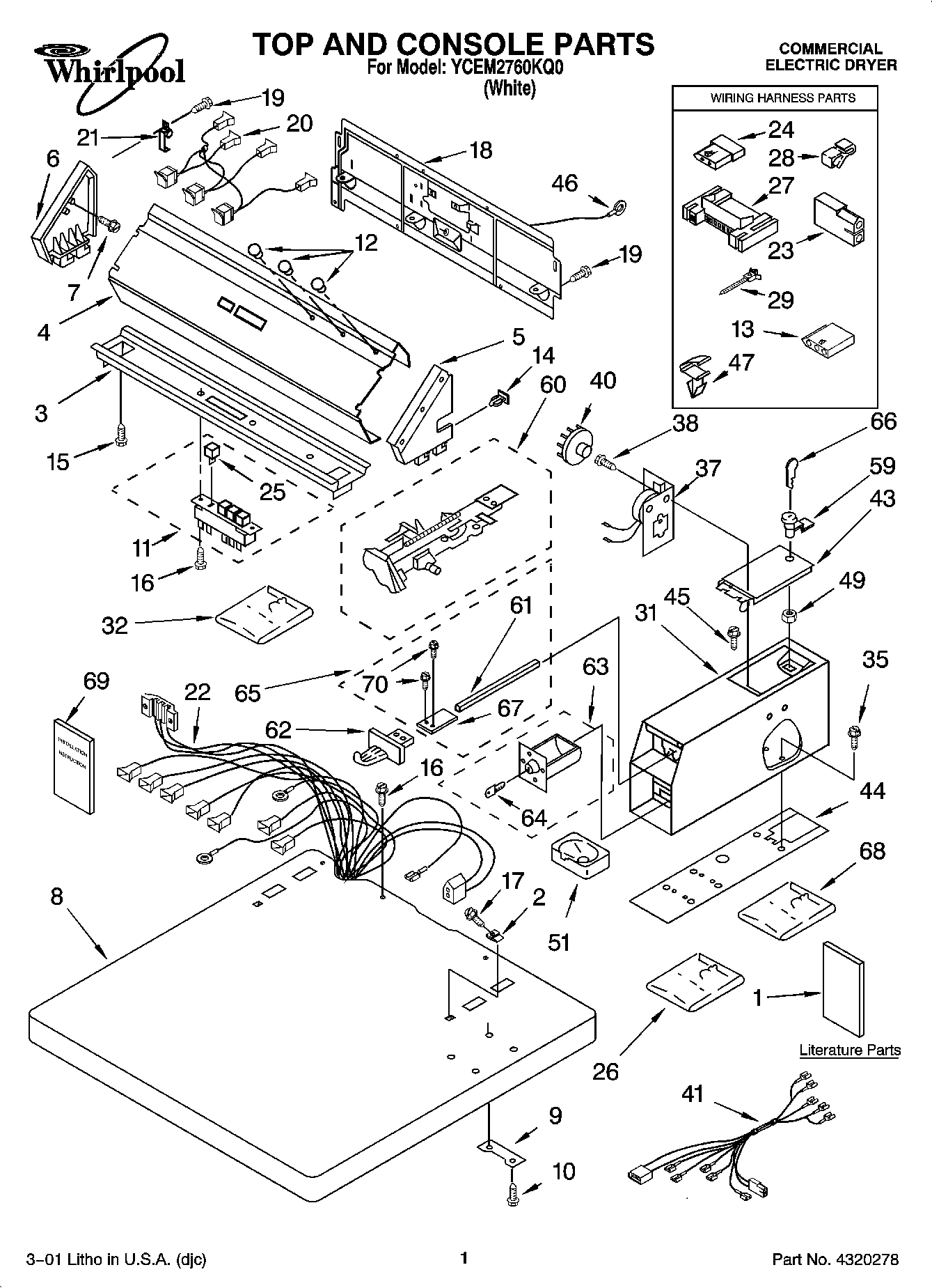 01 - TOP AND CONSOLE PARTS