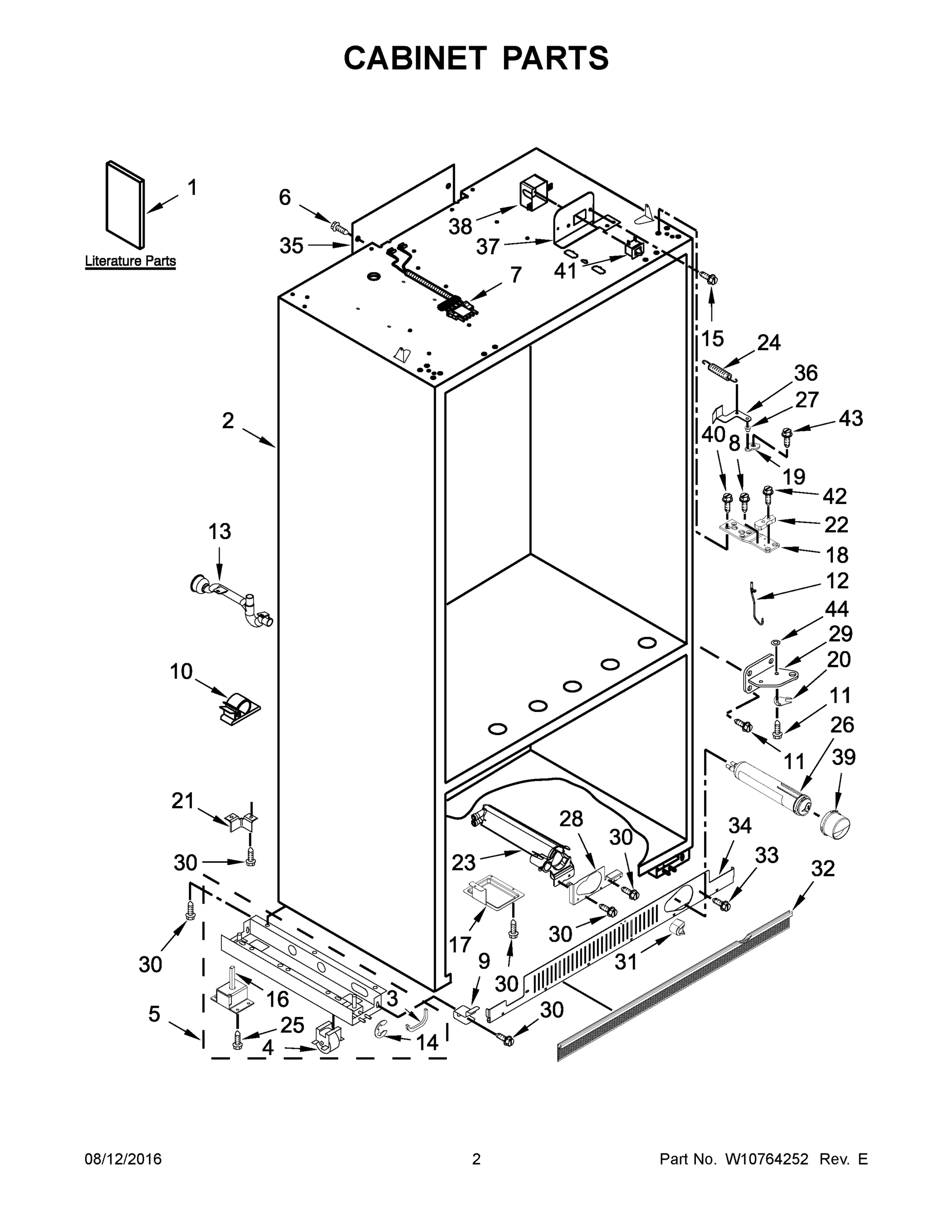02 - CABINET PARTS
