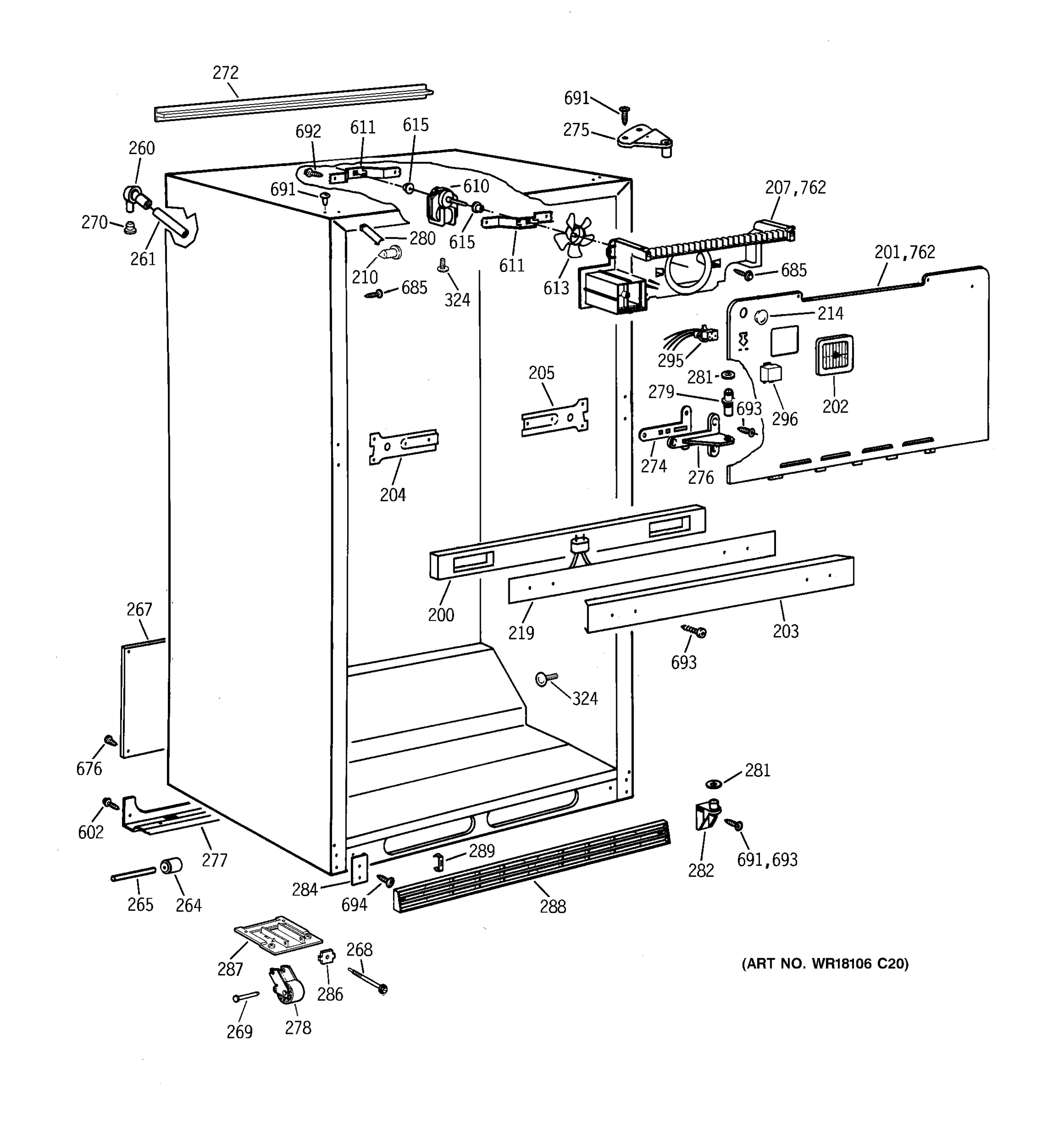 CABINET PARTS