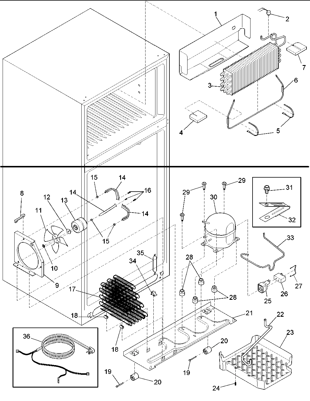 03 - Evaporator and Machine Compartment