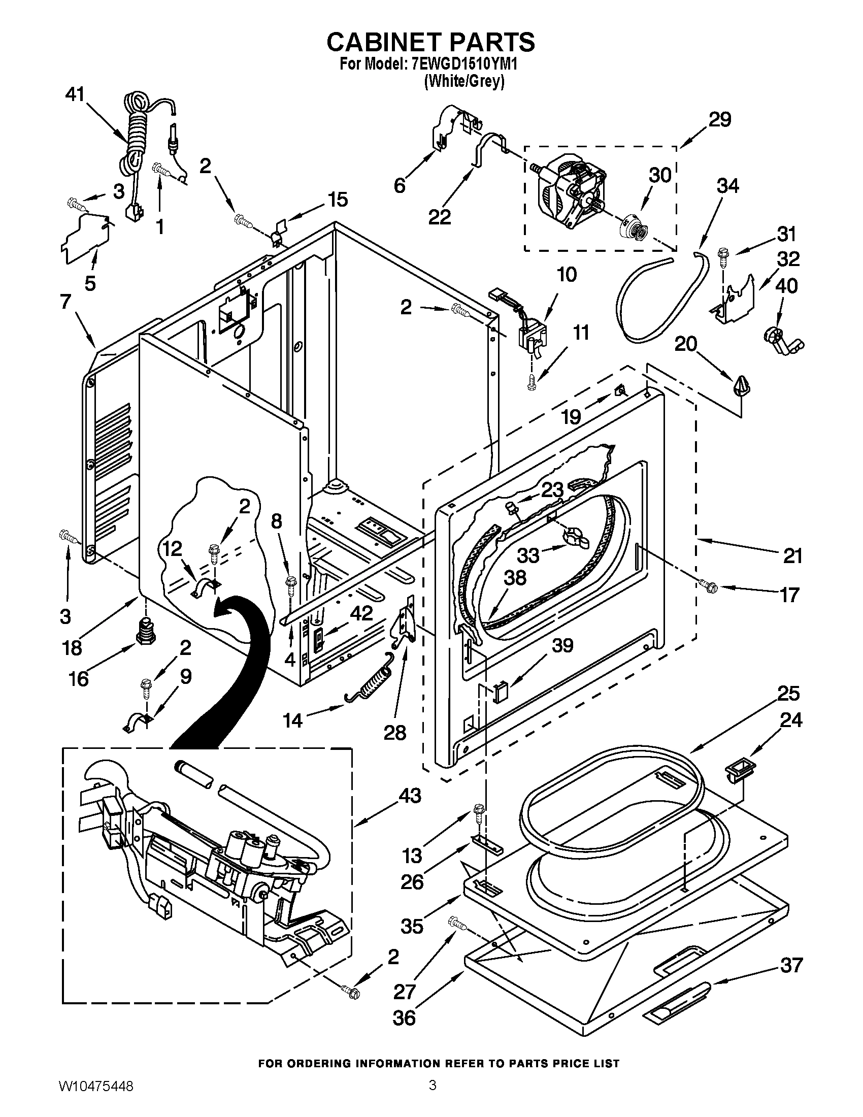 02 - CABINET PARTS