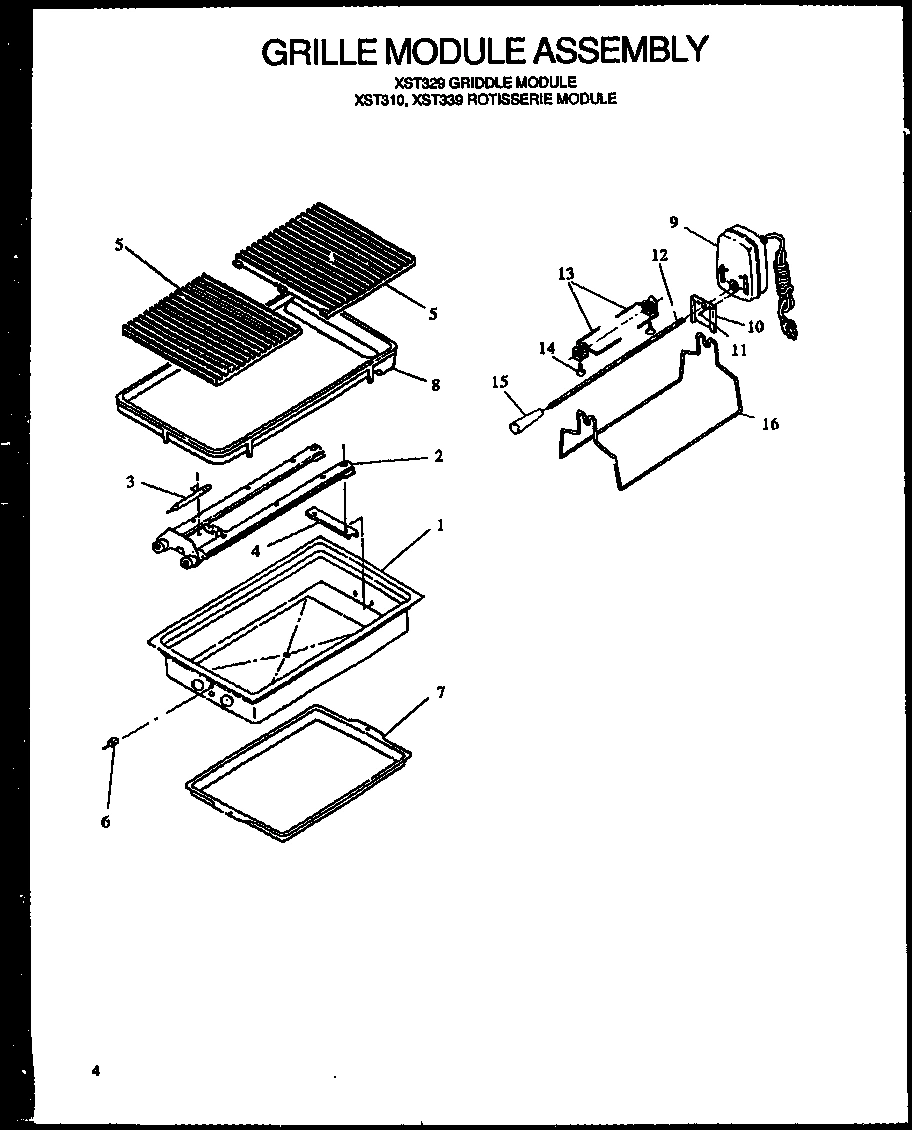 01 - GRILLE MODULE ASSY
