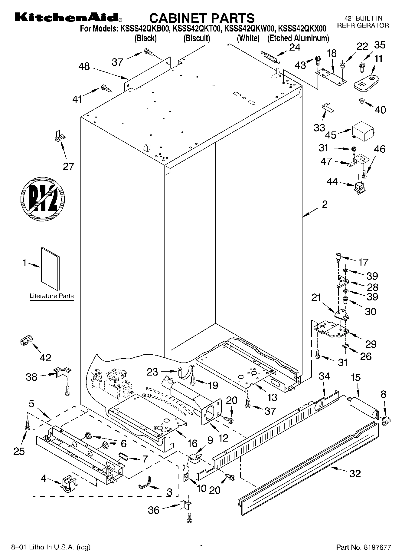 01 - CABINET, LITERATURE
