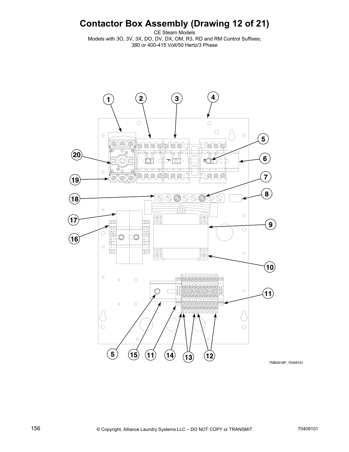 Contactor Box Assembly (Drawing 12 of 21)