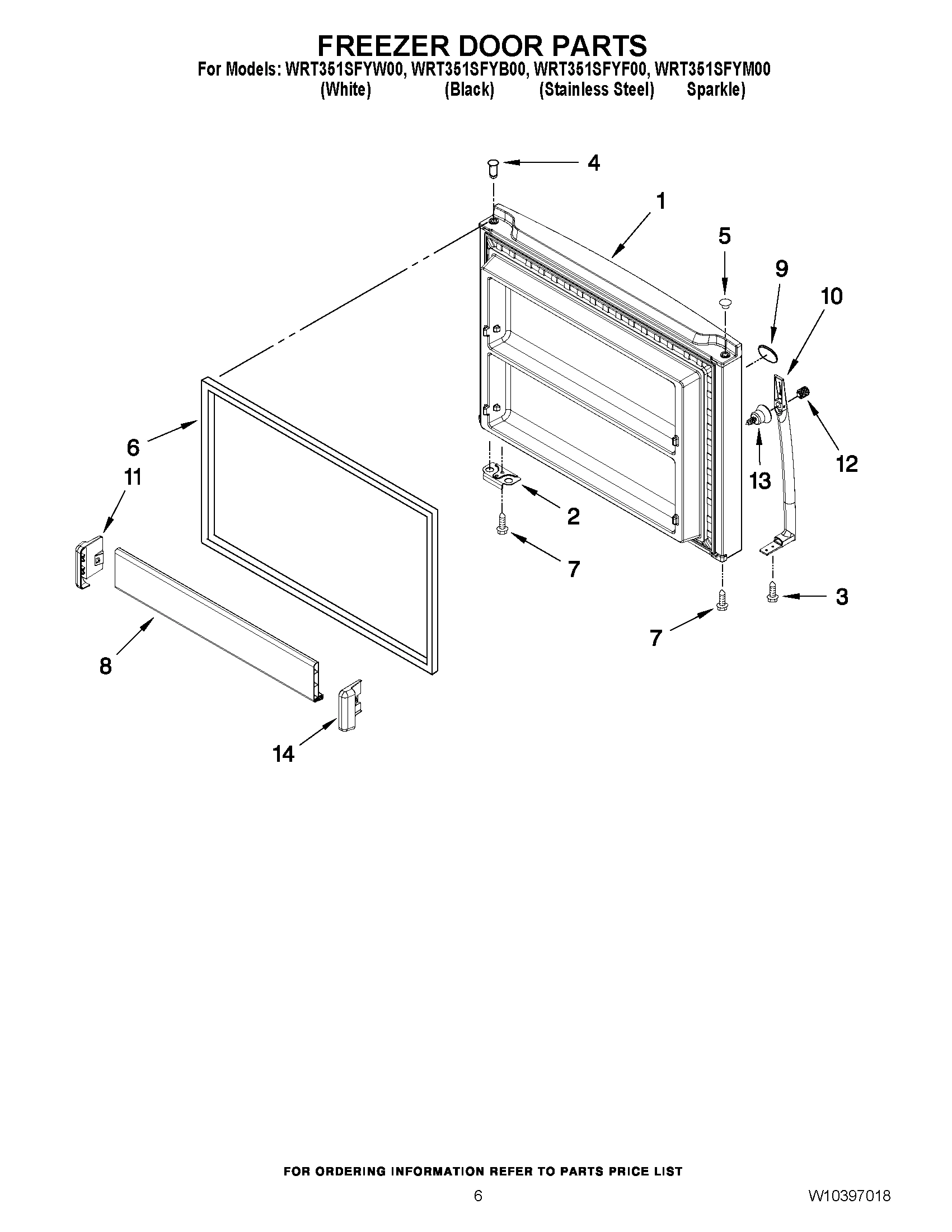 04 - FREEZER DOOR PARTS