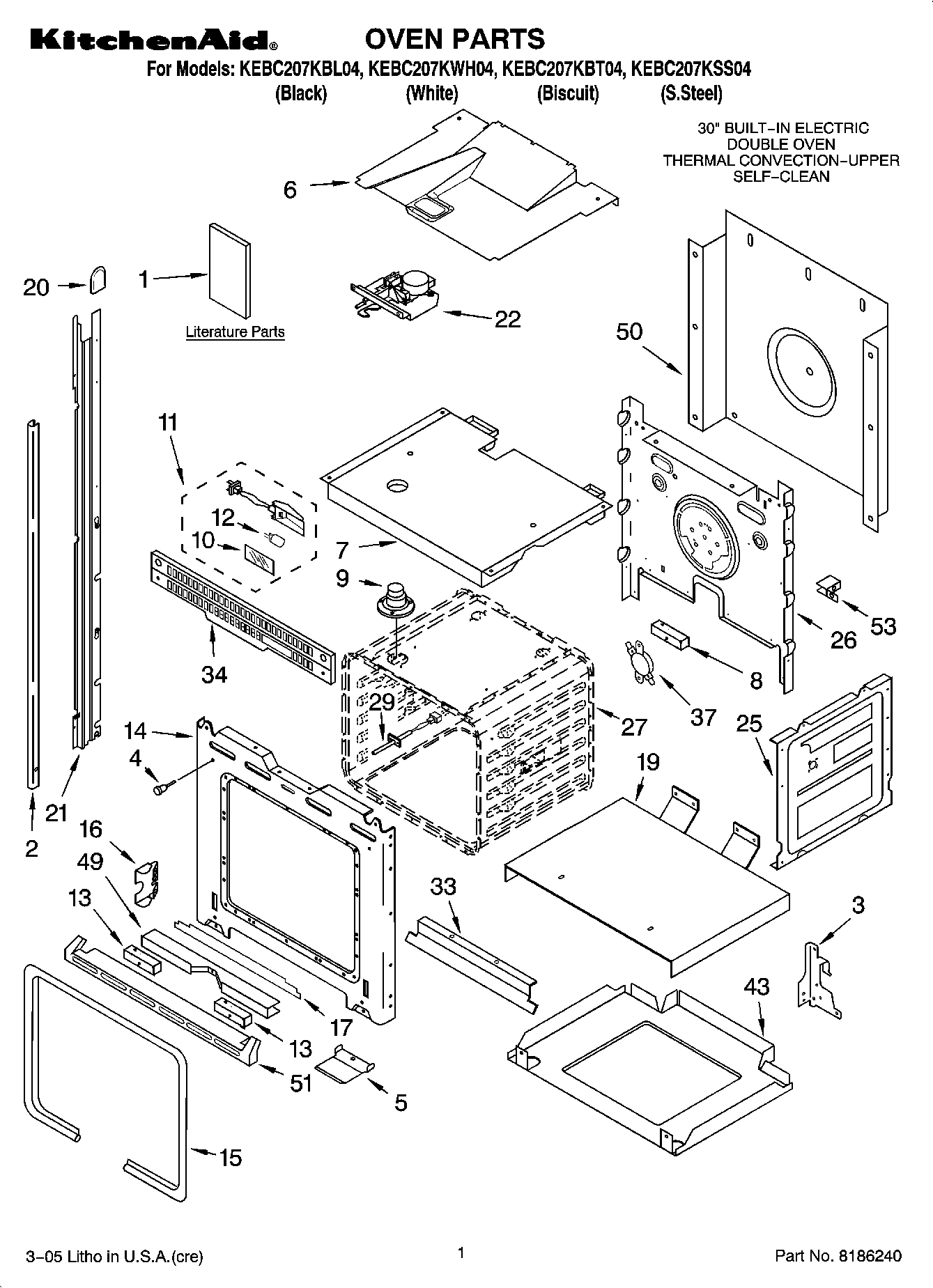 01 - OVEN PARTS