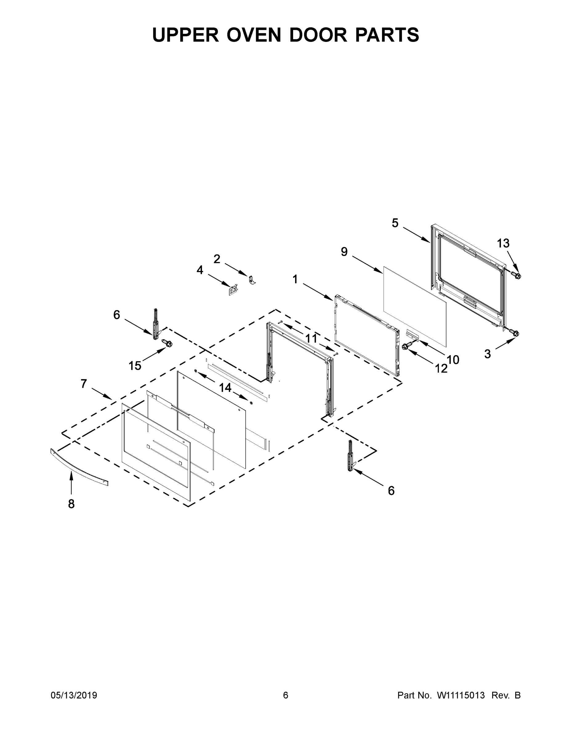 04 - UPPER OVEN DOOR PARTS