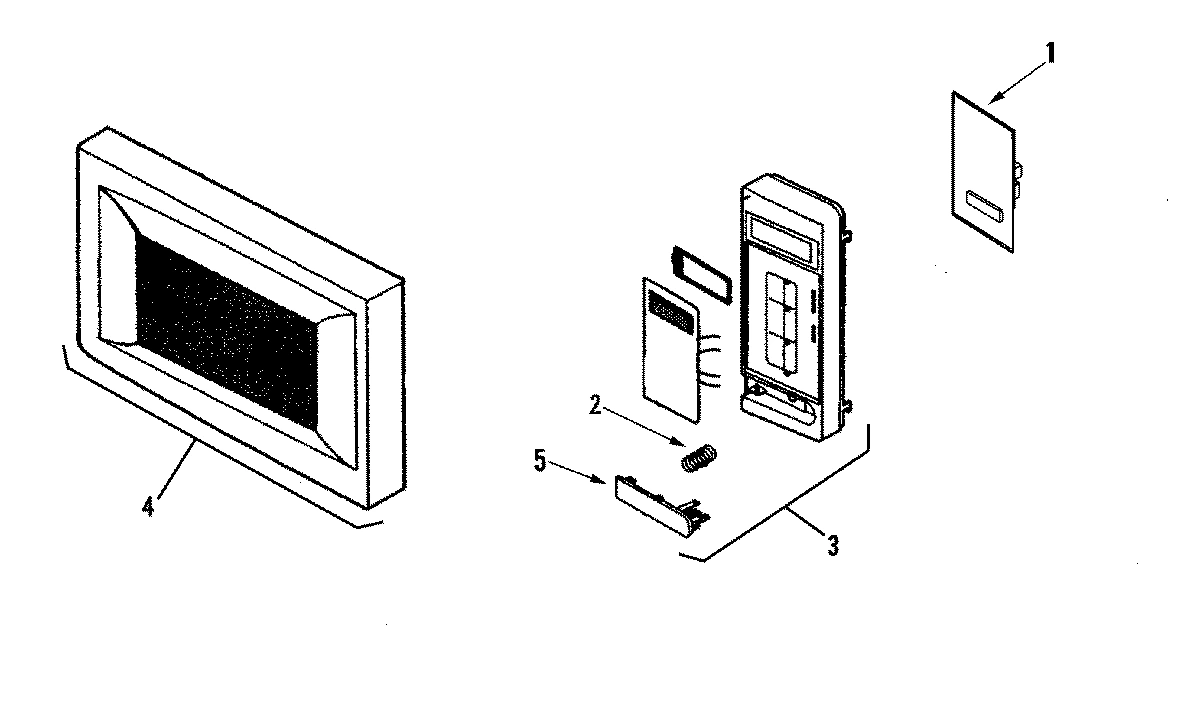 02 - CONTROL PANEL/DOOR ASSEMBLY