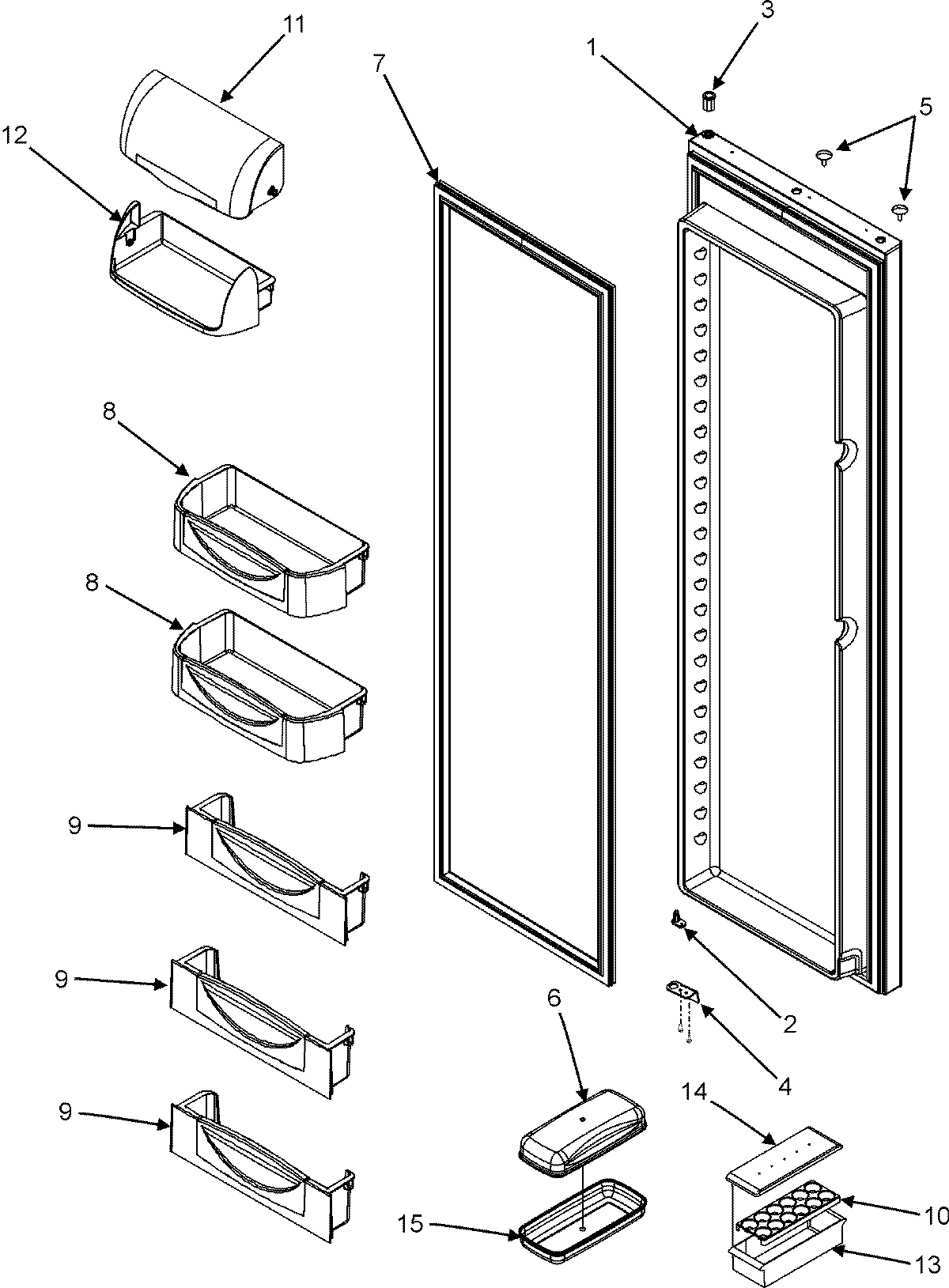 15 - REFRIGERATOR DOOR