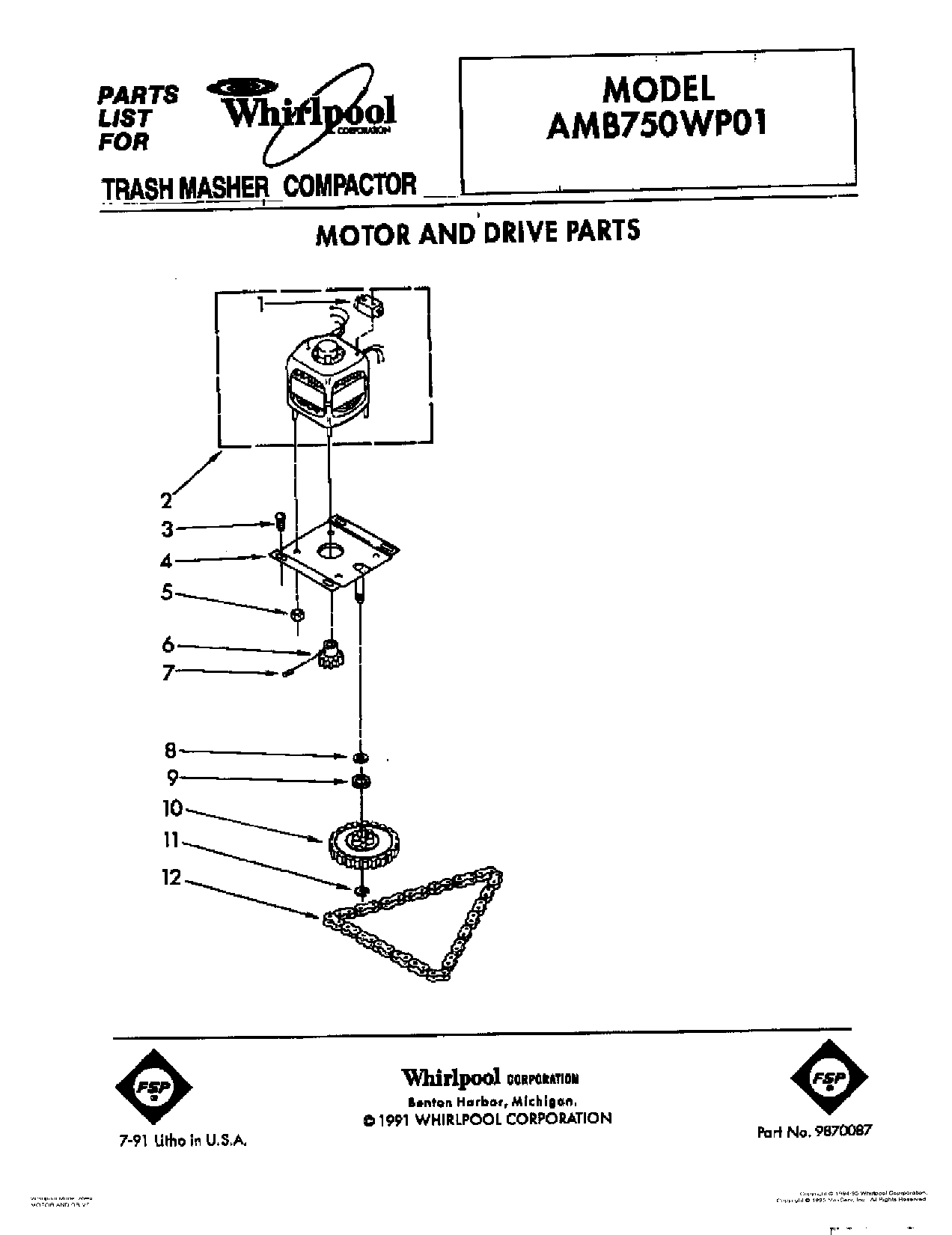 01 - MOTOR AND DRIVE, LIT/OPTIONAL