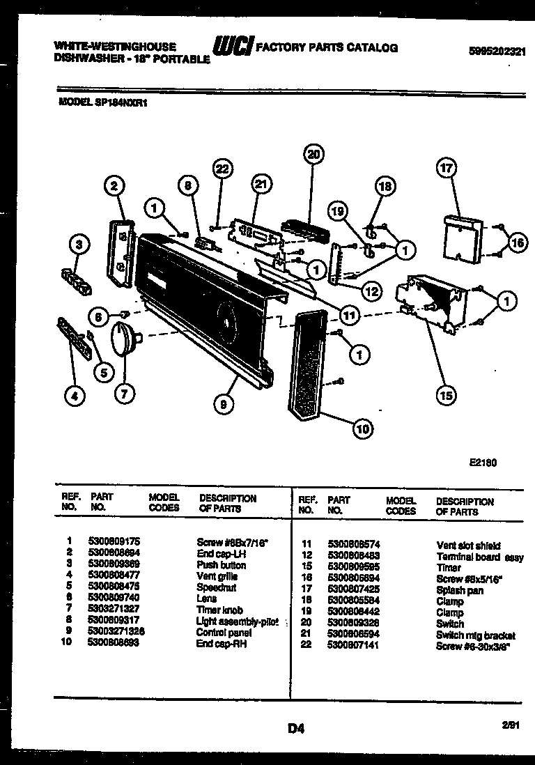 02 - CONSOLE AND CONTROL PARTS