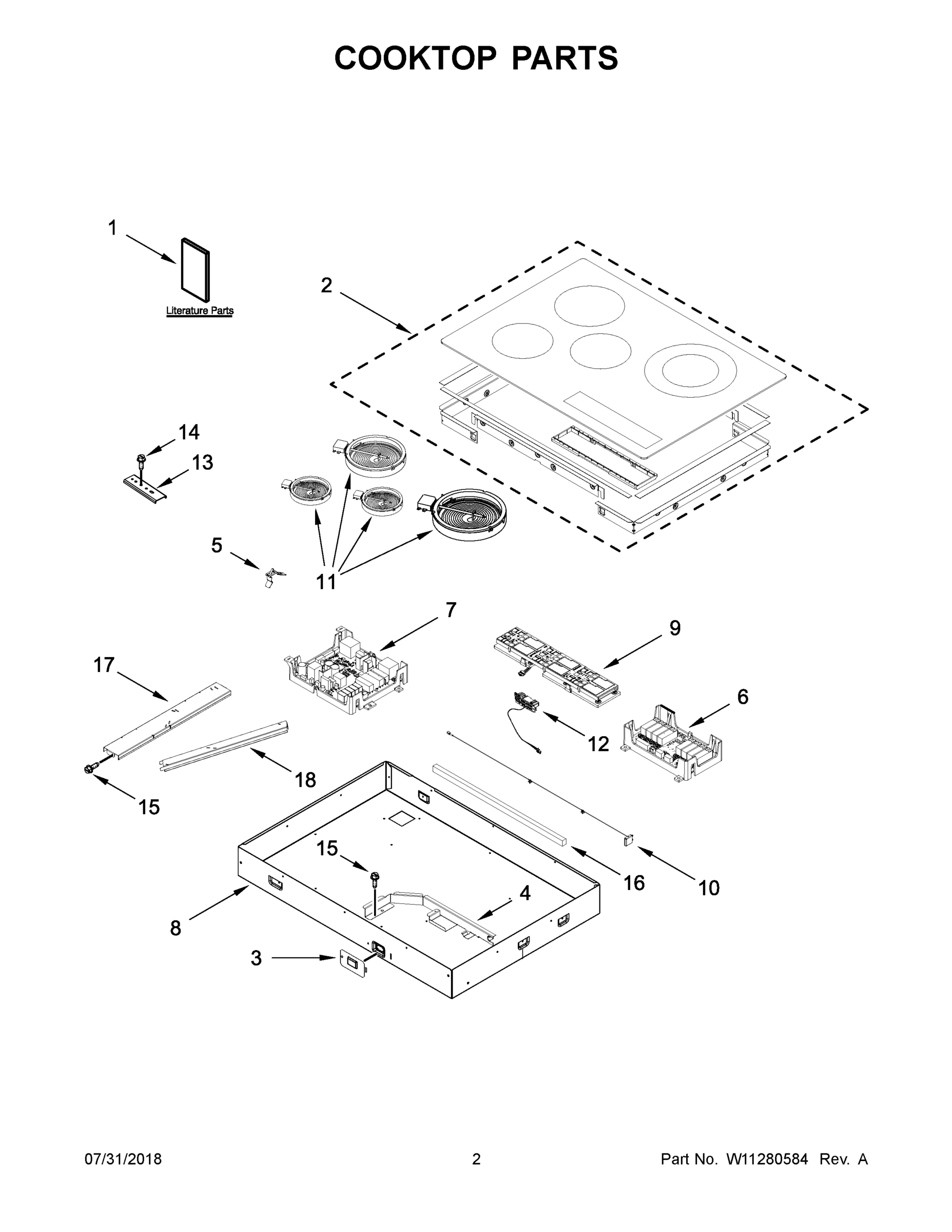 02 - COOKTOP PARTS
