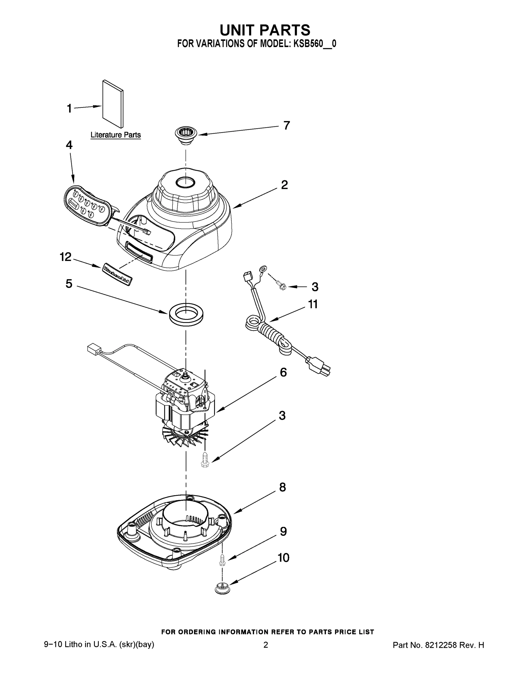 01 - UNIT PARTS