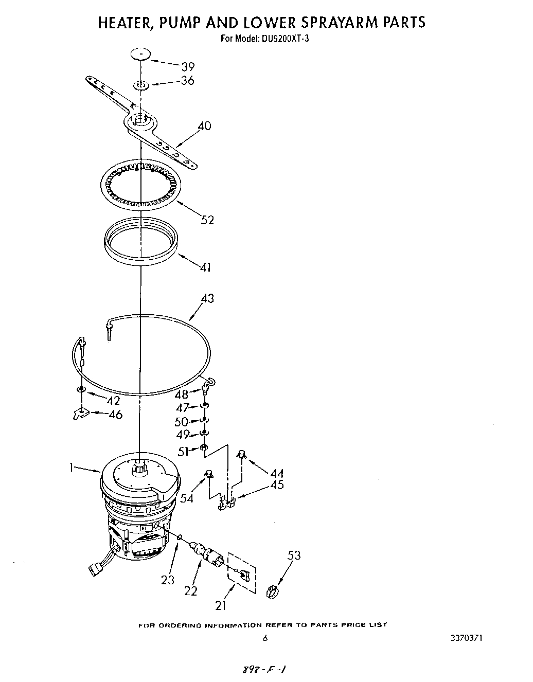 04 - HEATER, PUMP AND LOWER SPRAYARM