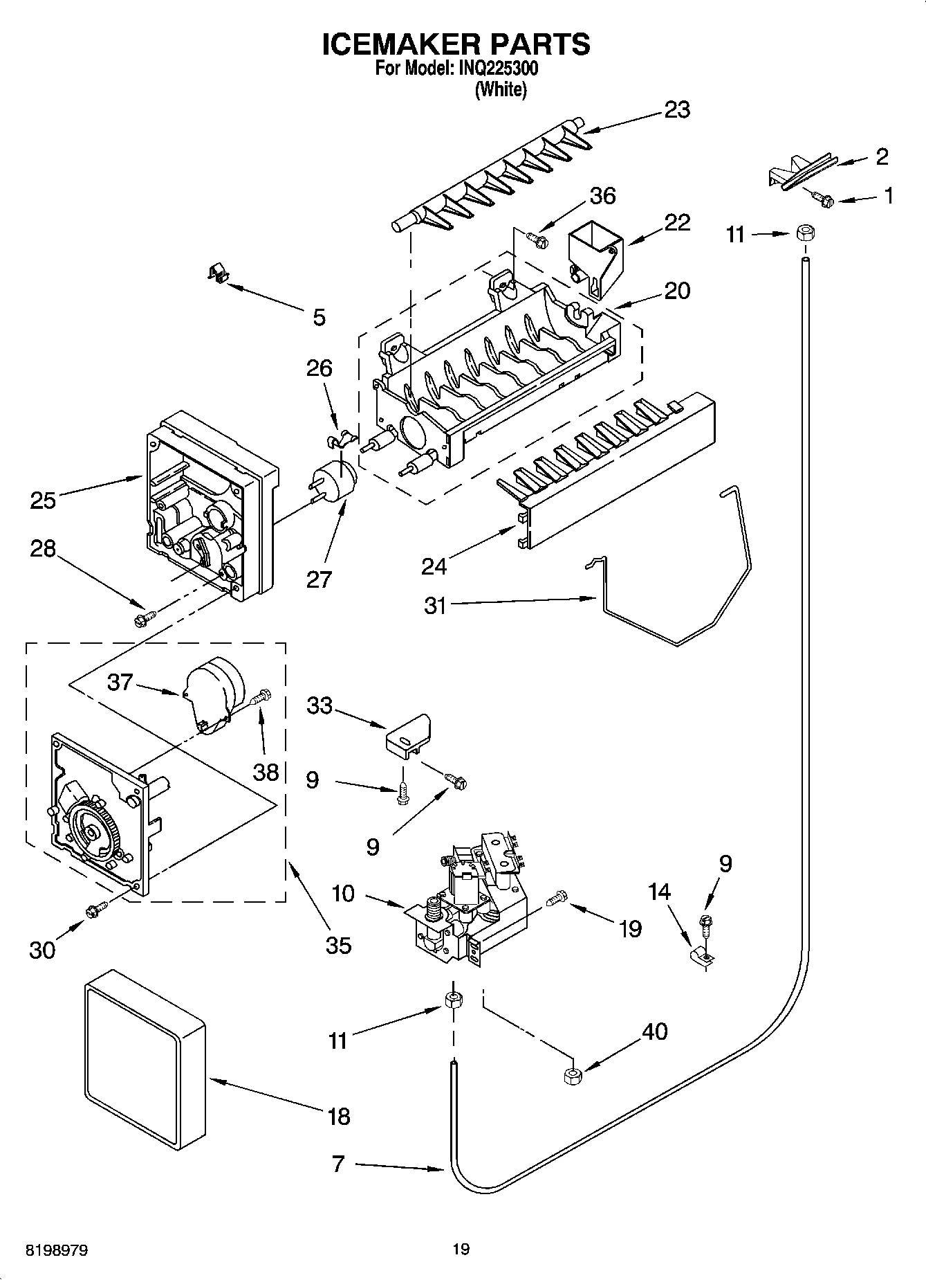 12 - ICEMAKER PARTS, OPTIONAL PARTS