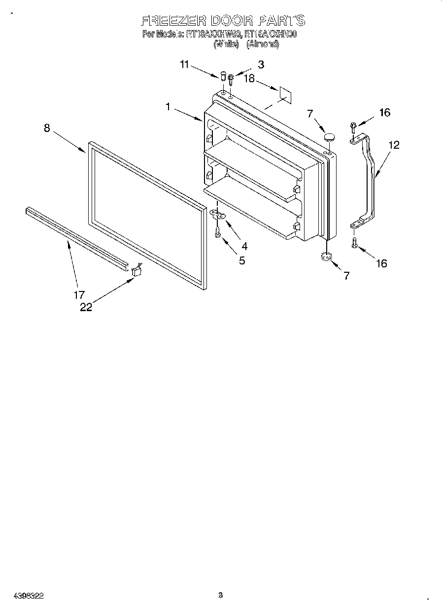 02 - FREEZER DOOR