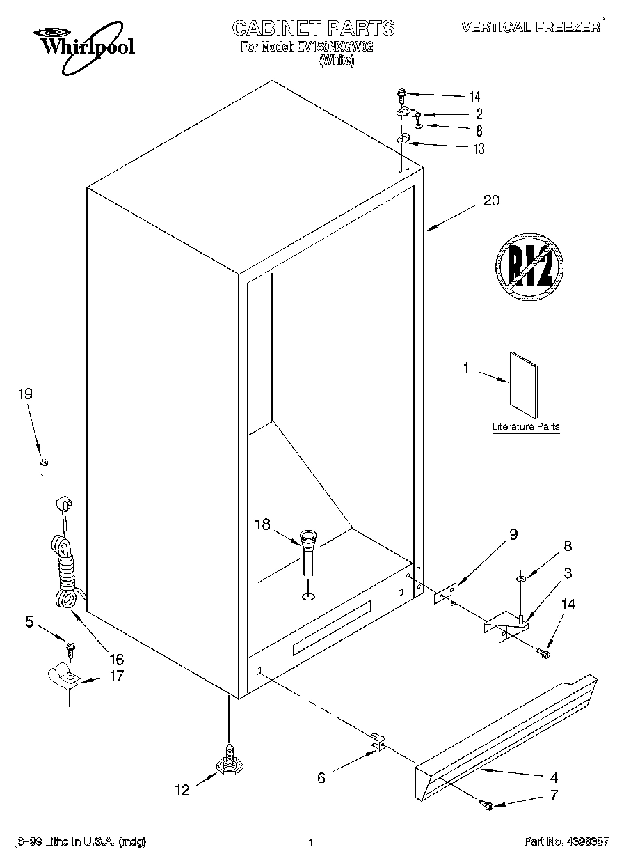 01 - CABINET, LIT/OPTIONAL