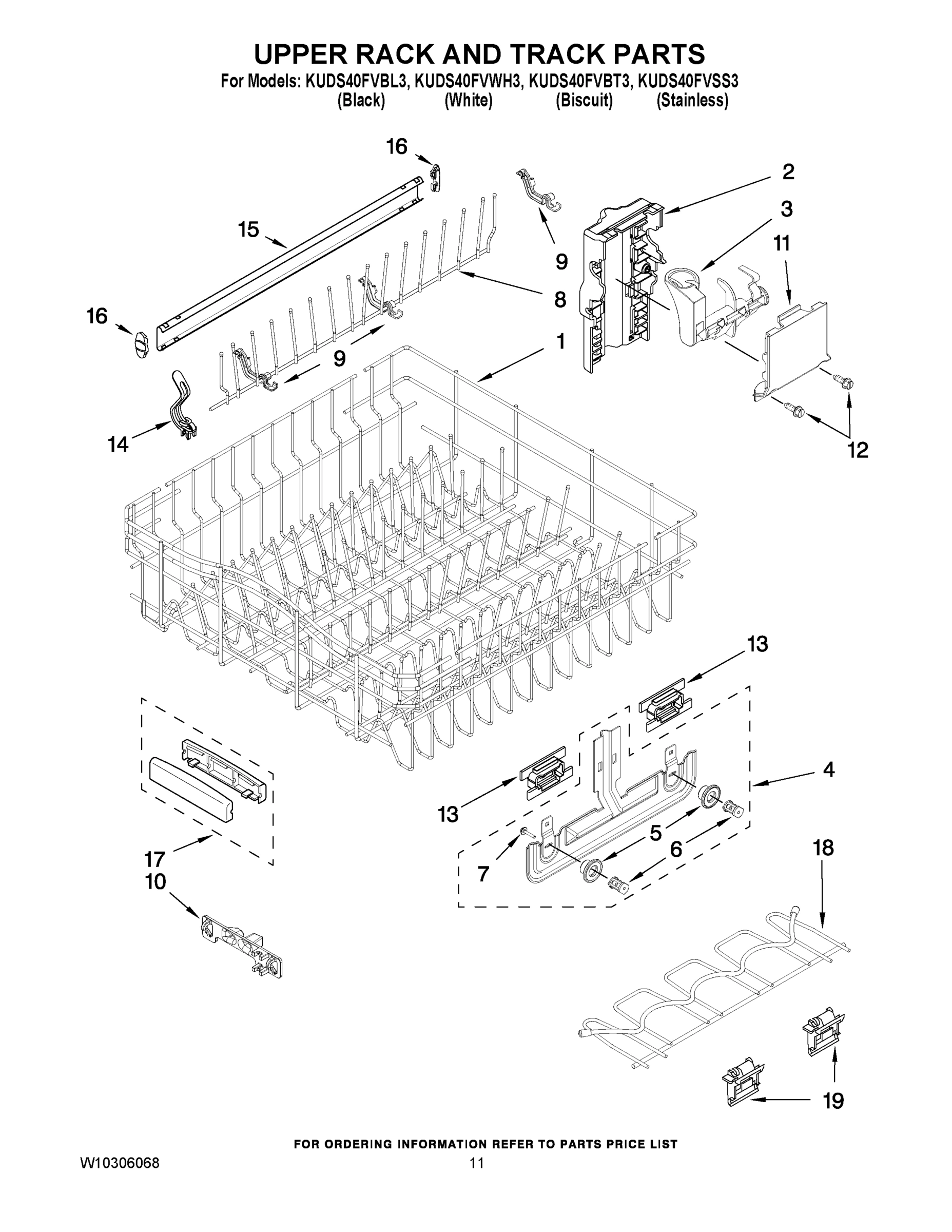 09 - UPPER RACK AND TRACK PARTS