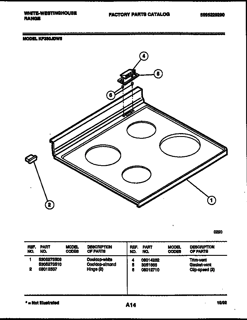 05 - COOKTOP PARTS