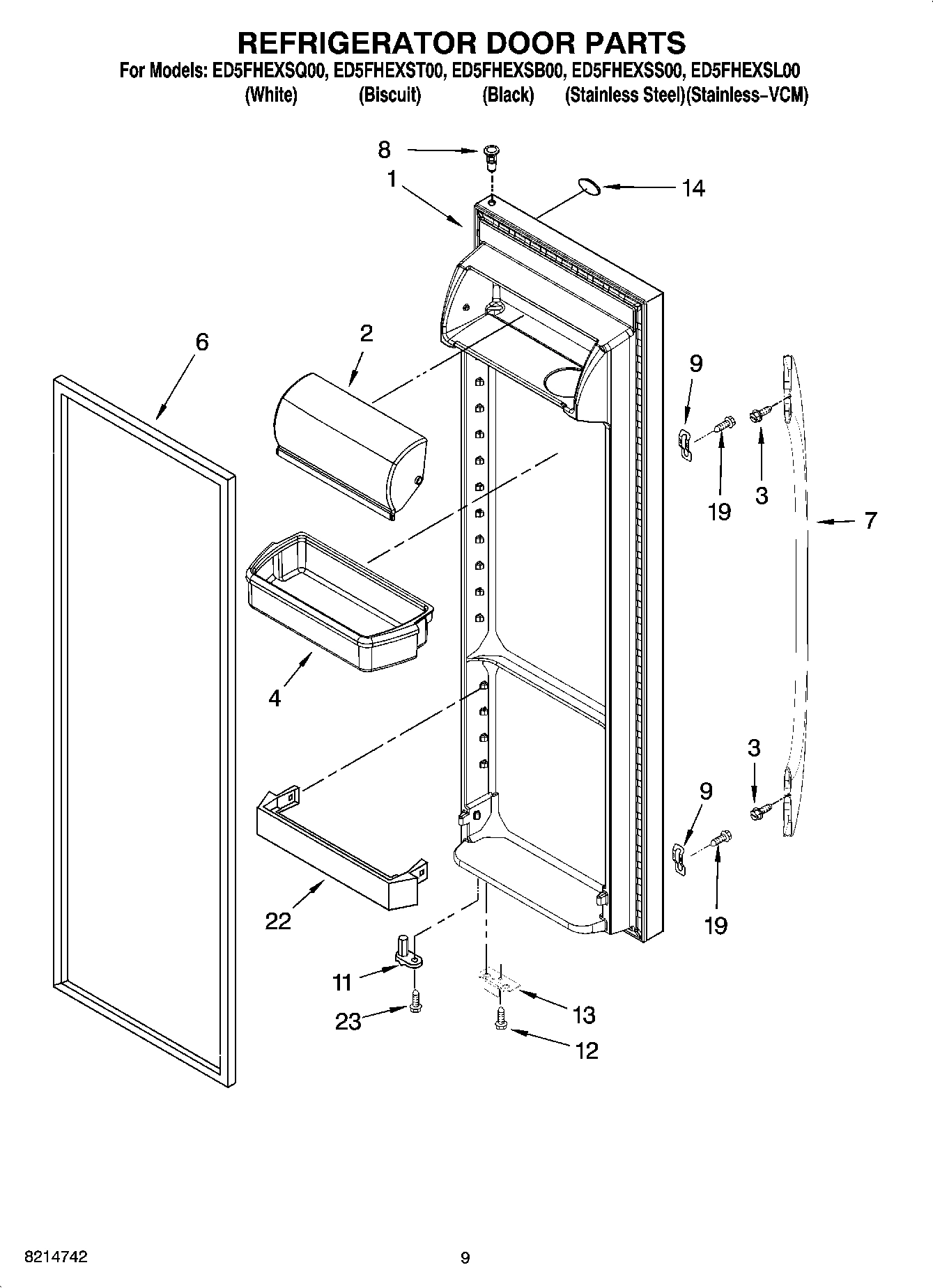 06 - REFRIGERATOR DOOR PARTS