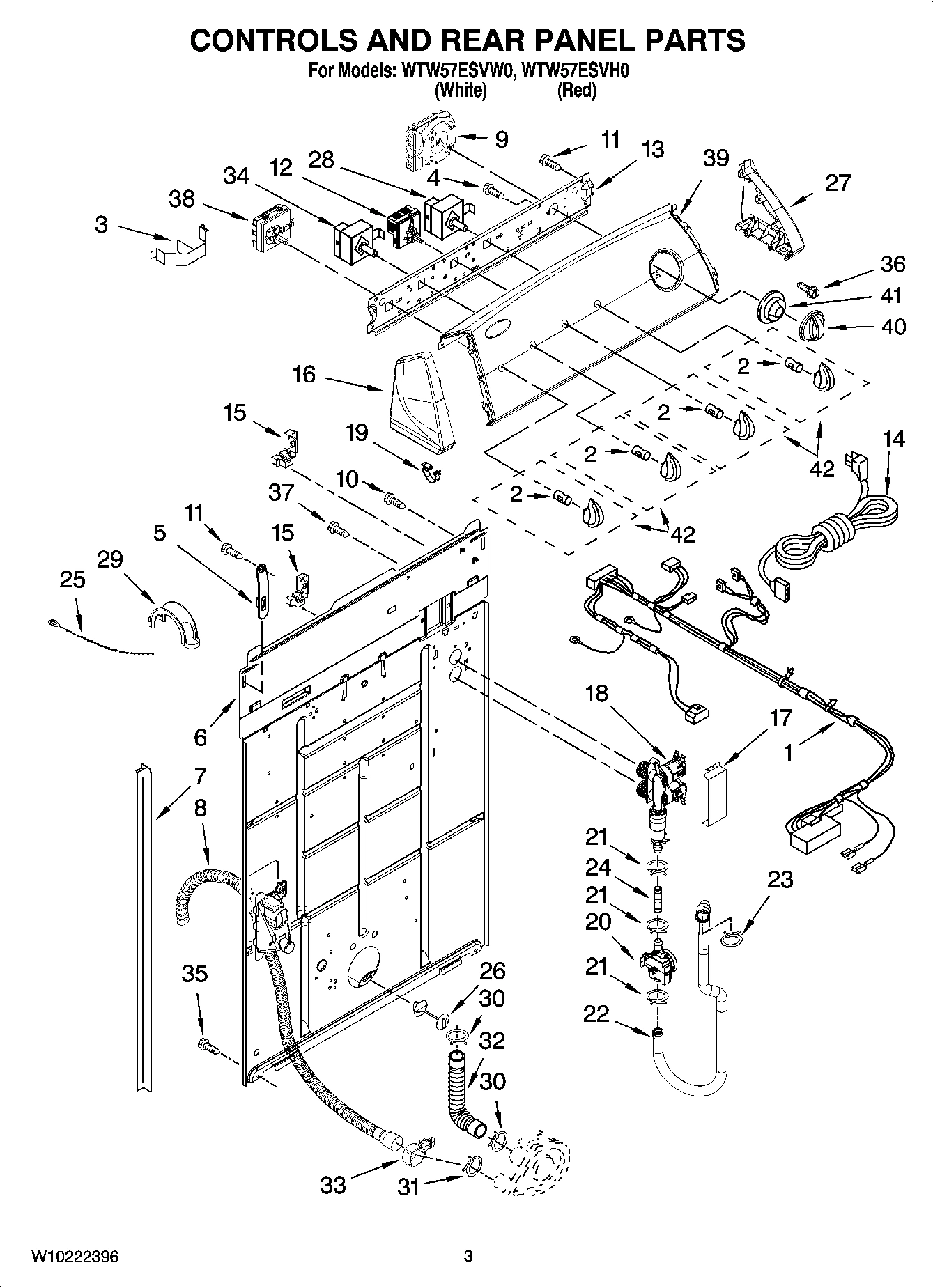 02 - CONTROLS AND REAR PANEL PARTS