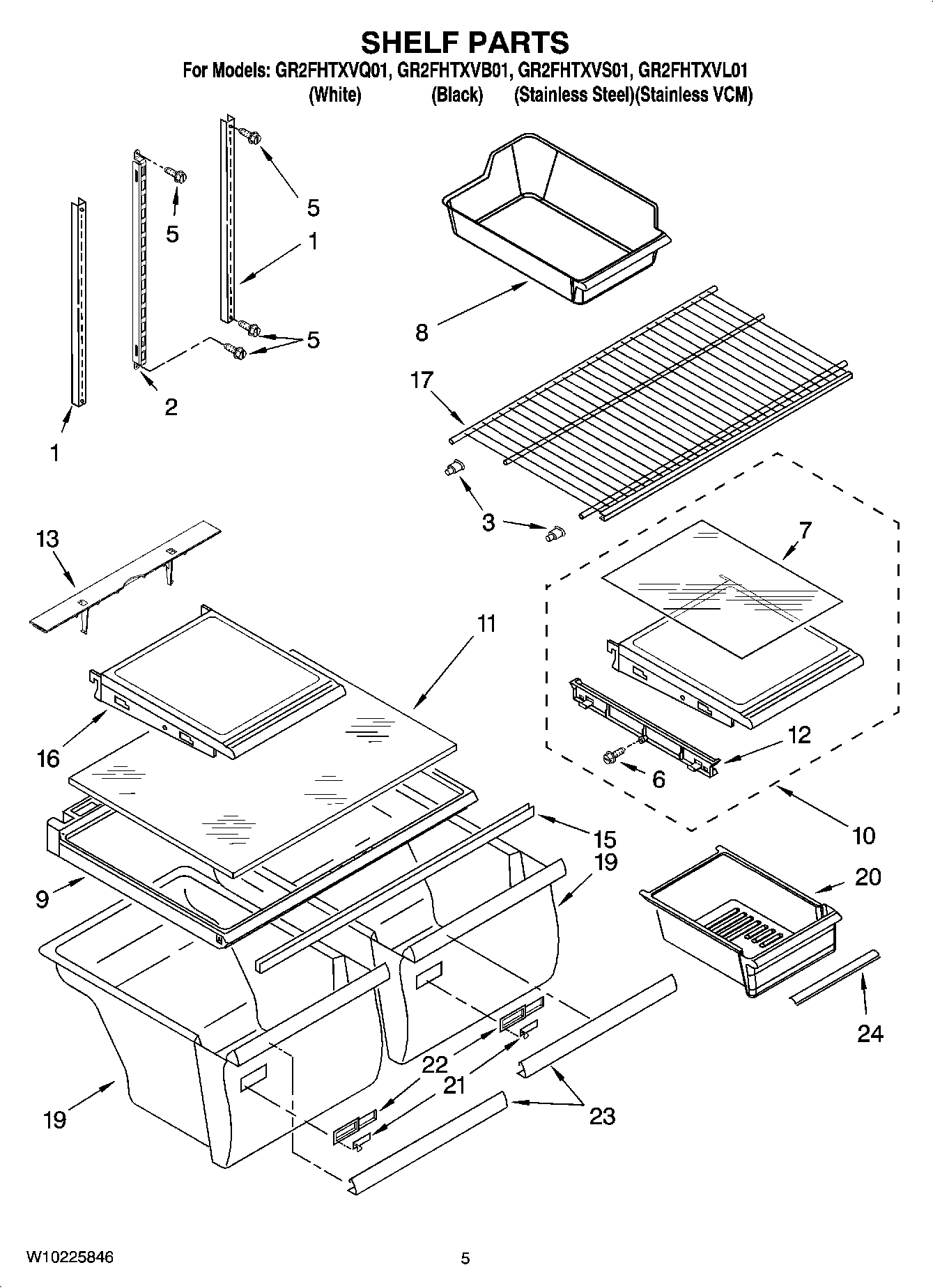 03 - SHELF PARTS