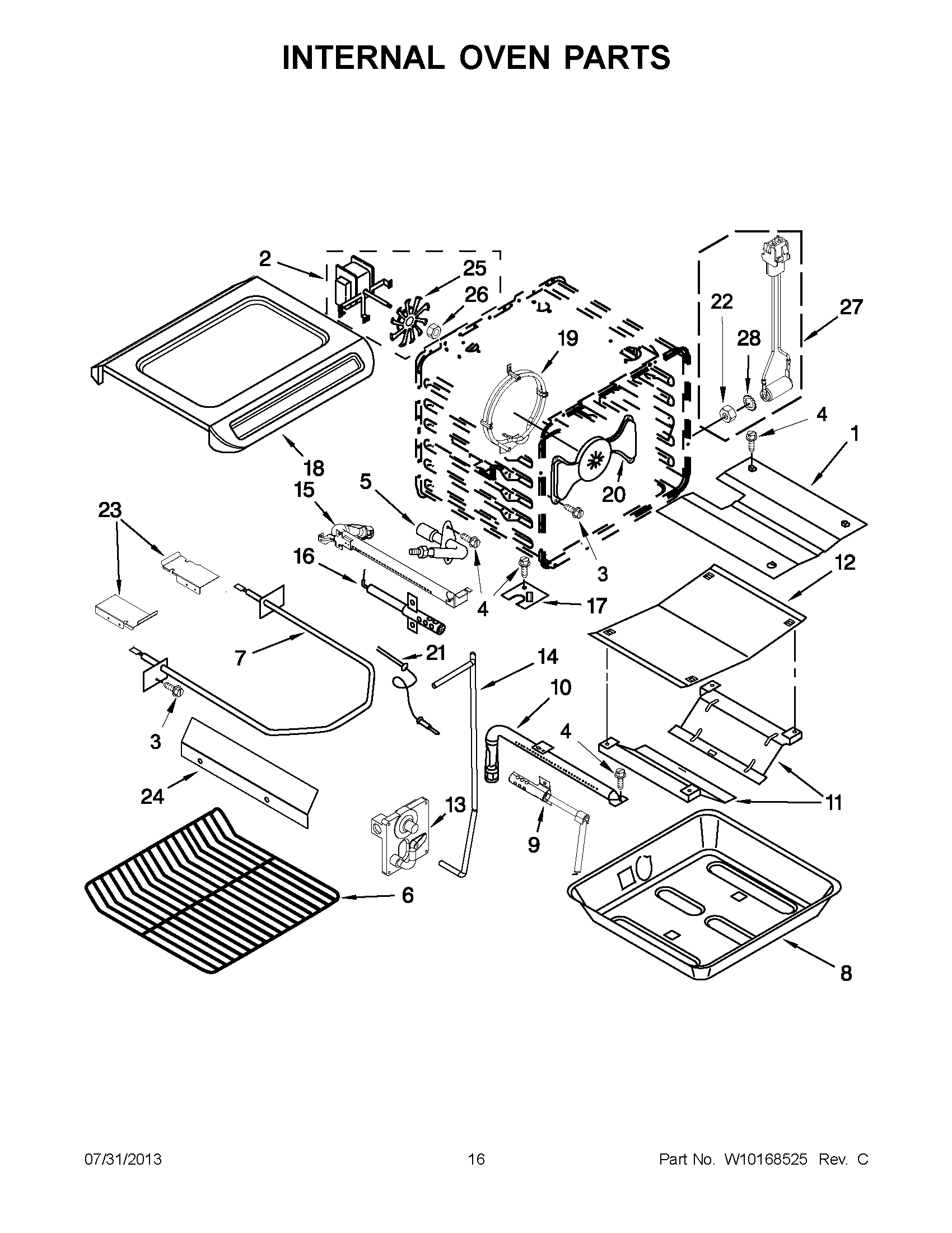 08 - INTERNAL OVEN PARTS
