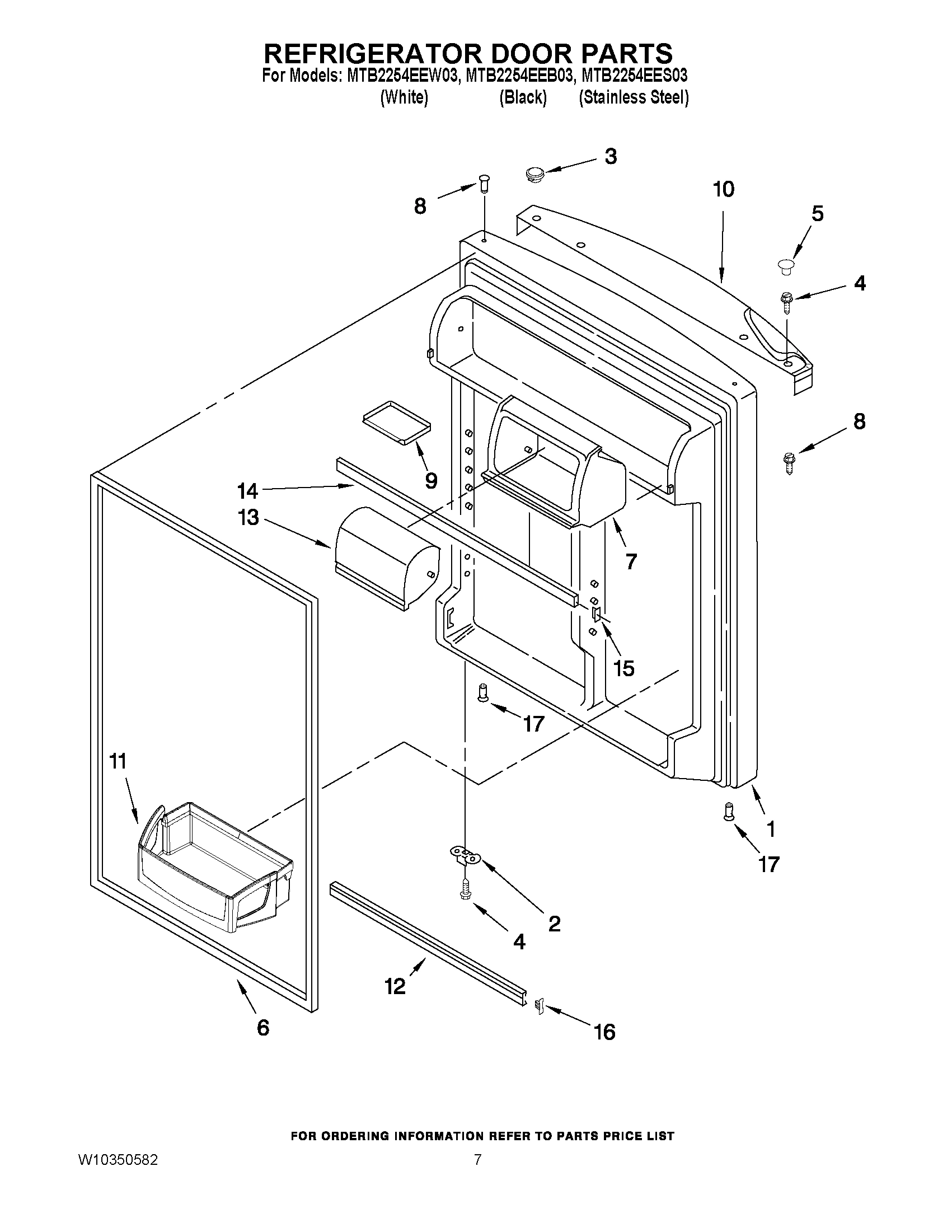 04 - REFRIGERATOR DOOR PARTS