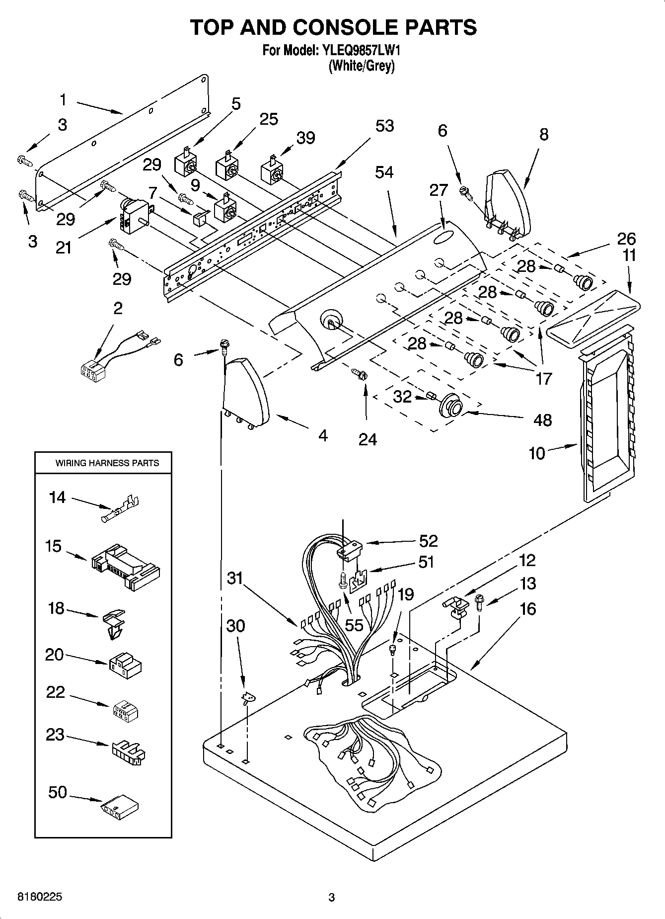 02 - TOP AND CONSOLE PARTS