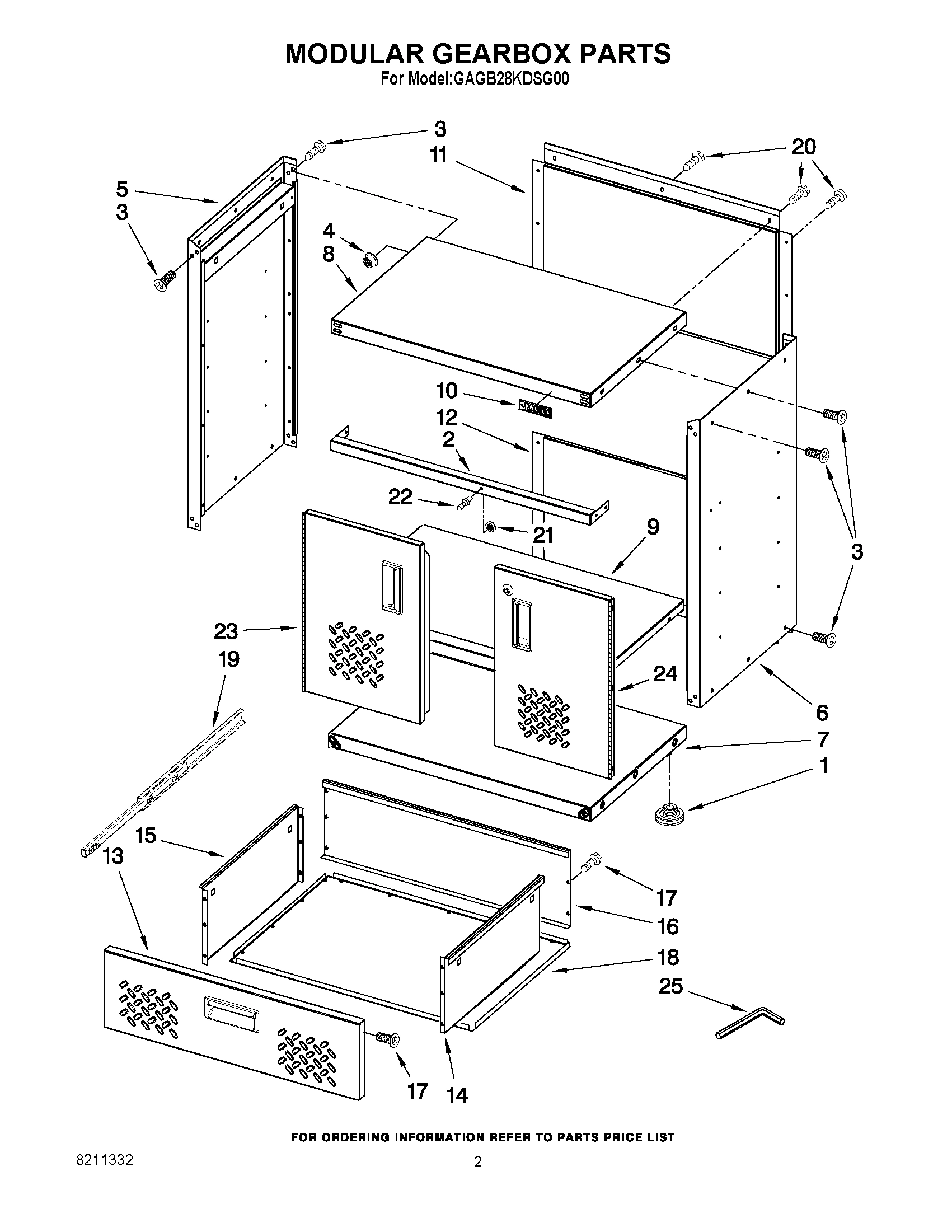 01 - MODULAR GEARBOX PARTS