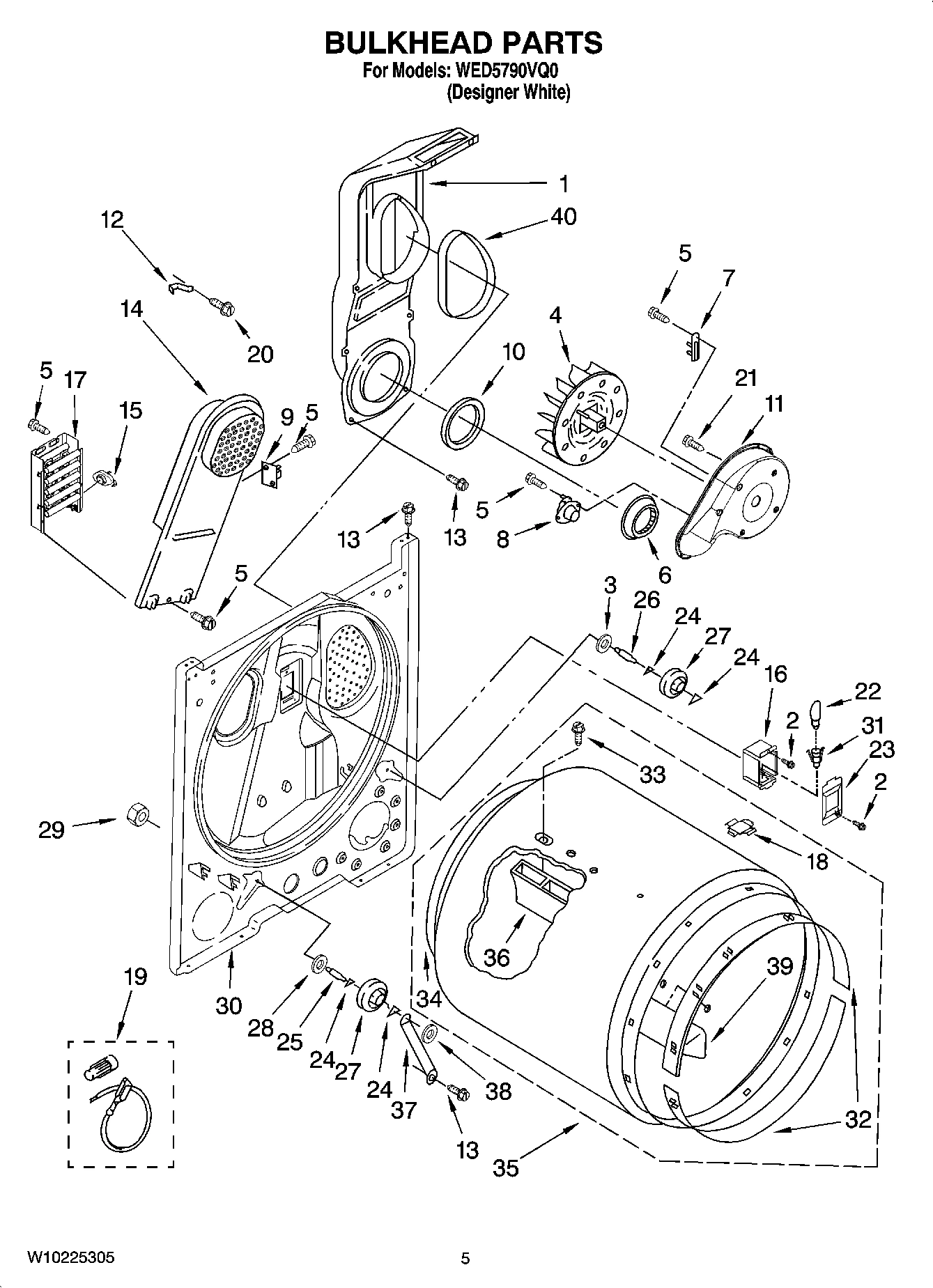 03 - BULKHEAD PARTS, OPTIONAL PARTS (NOT INCLUDED)