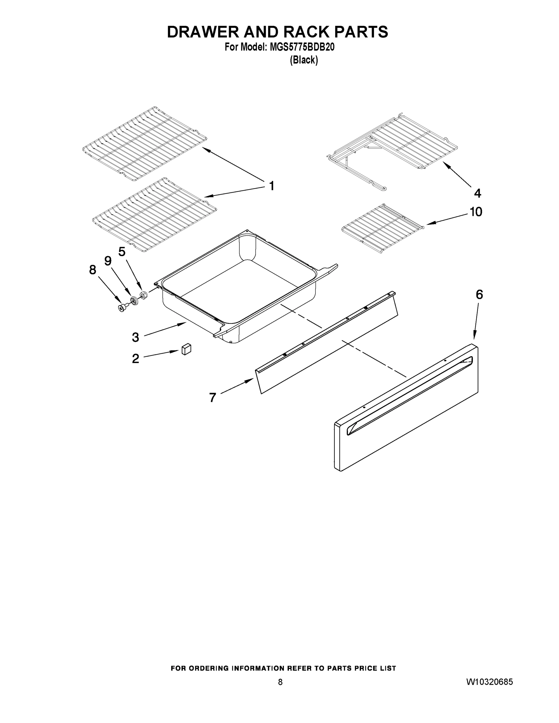 06 - DRAWER AND RACK PARTS