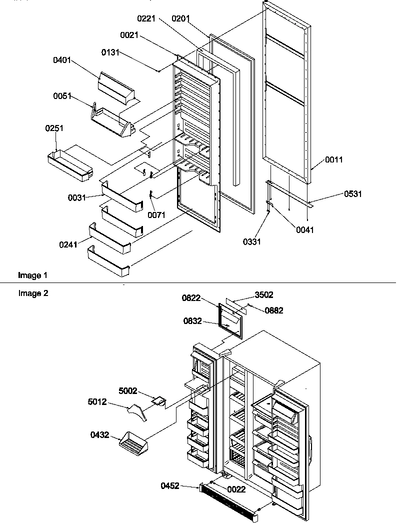 11 - REF DOOR AND TOE GRILLE