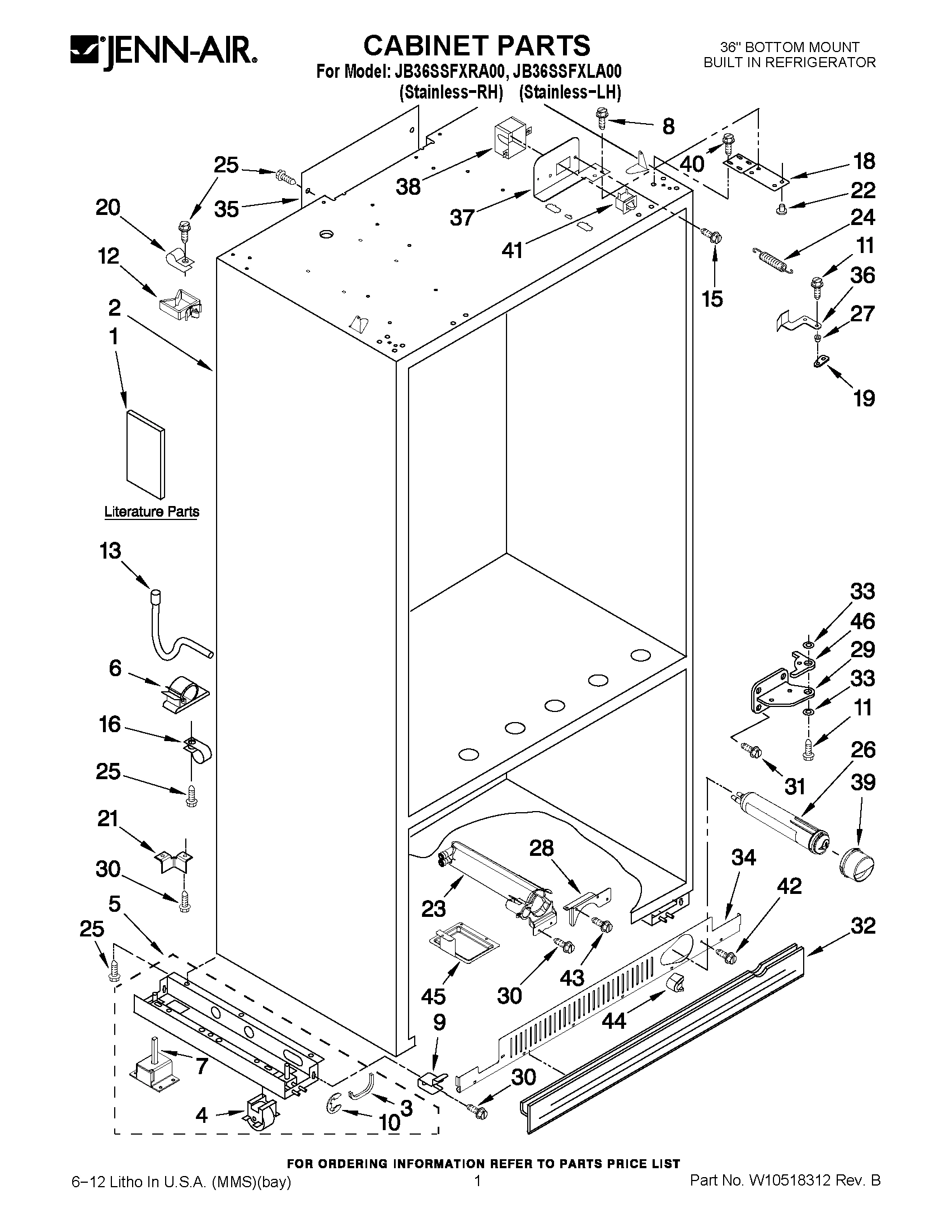 01 - CABINET PARTS