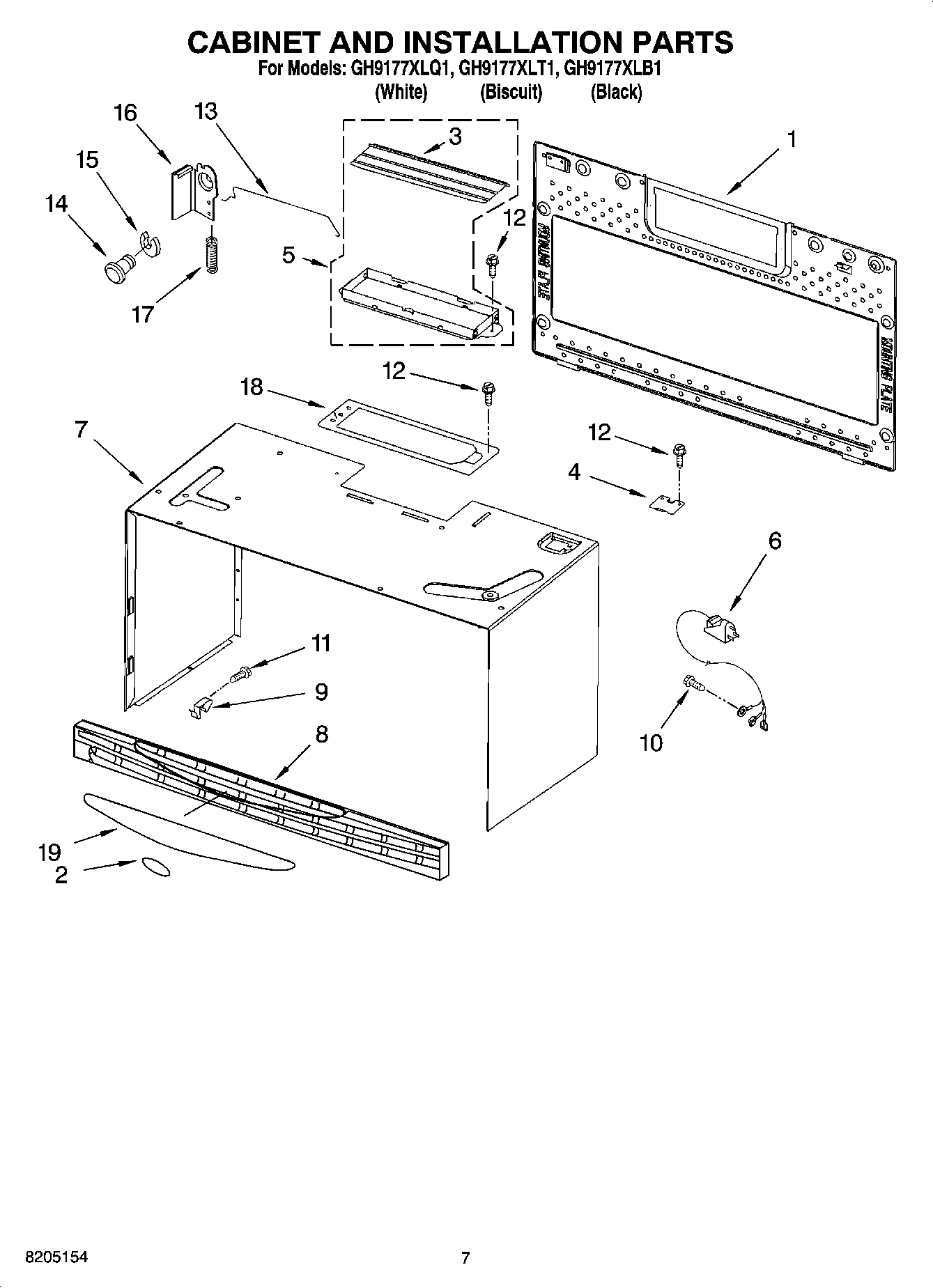 06 - CABINET AND INSTALLATION PARTS