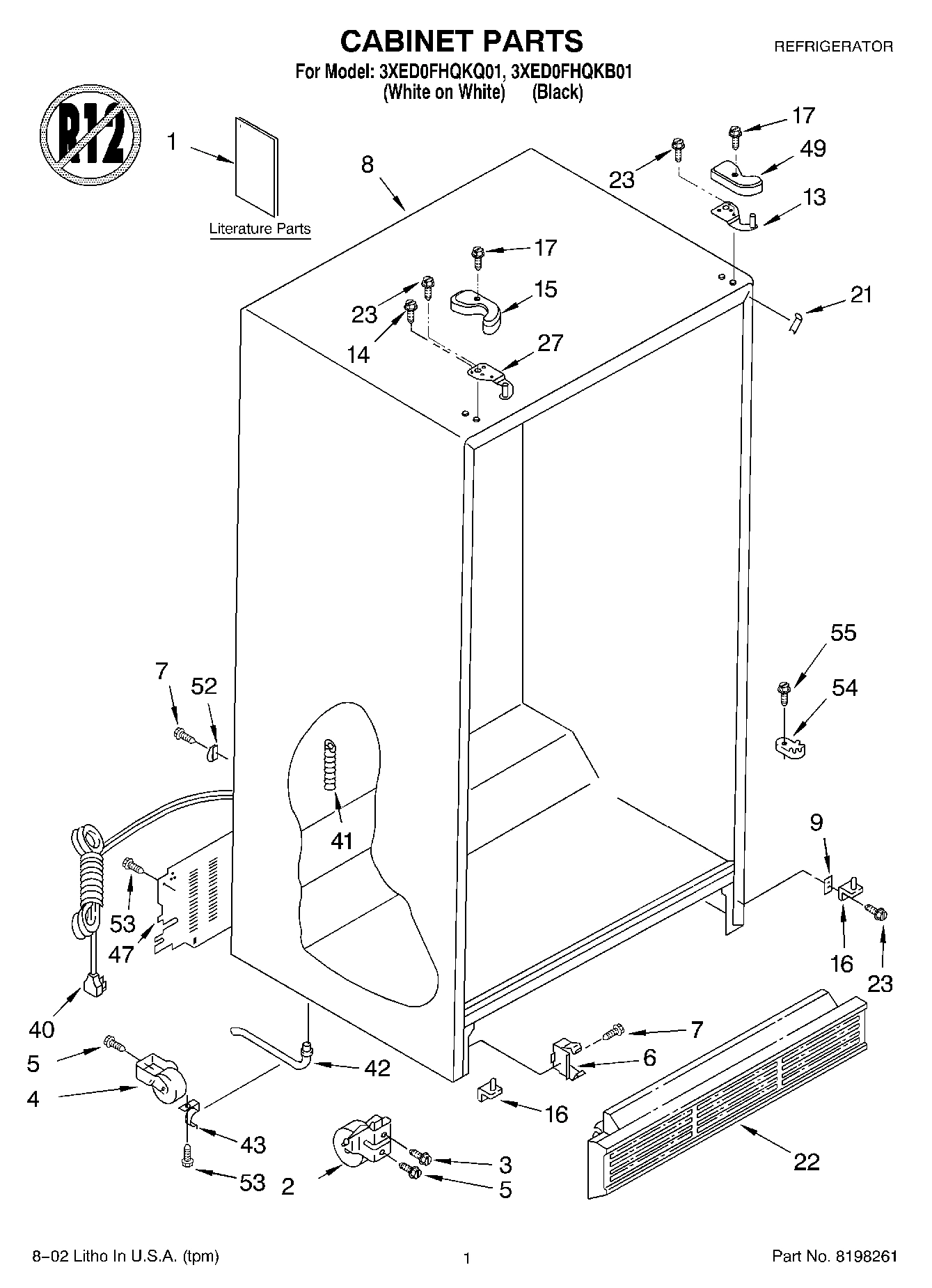 01 - CABINET, LITERATURE