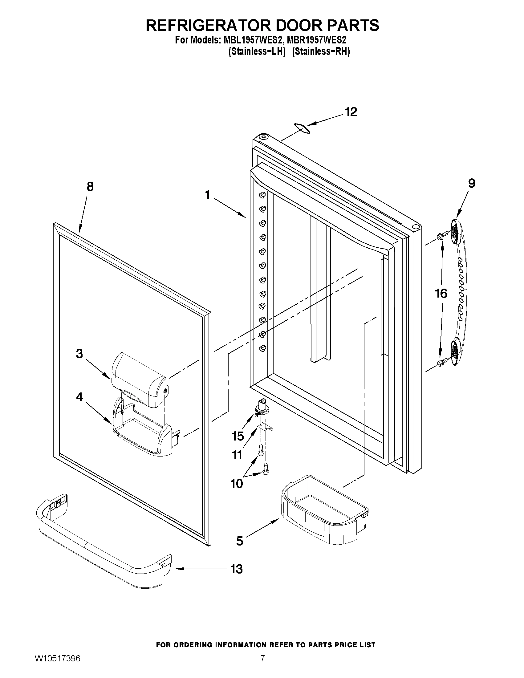 05 - REFRIGERATOR DOOR PARTS