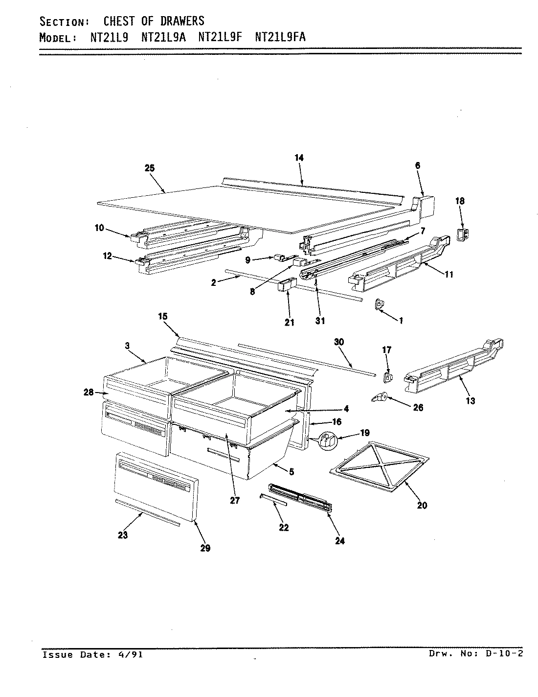 01 - CHEST OF DRAWERS