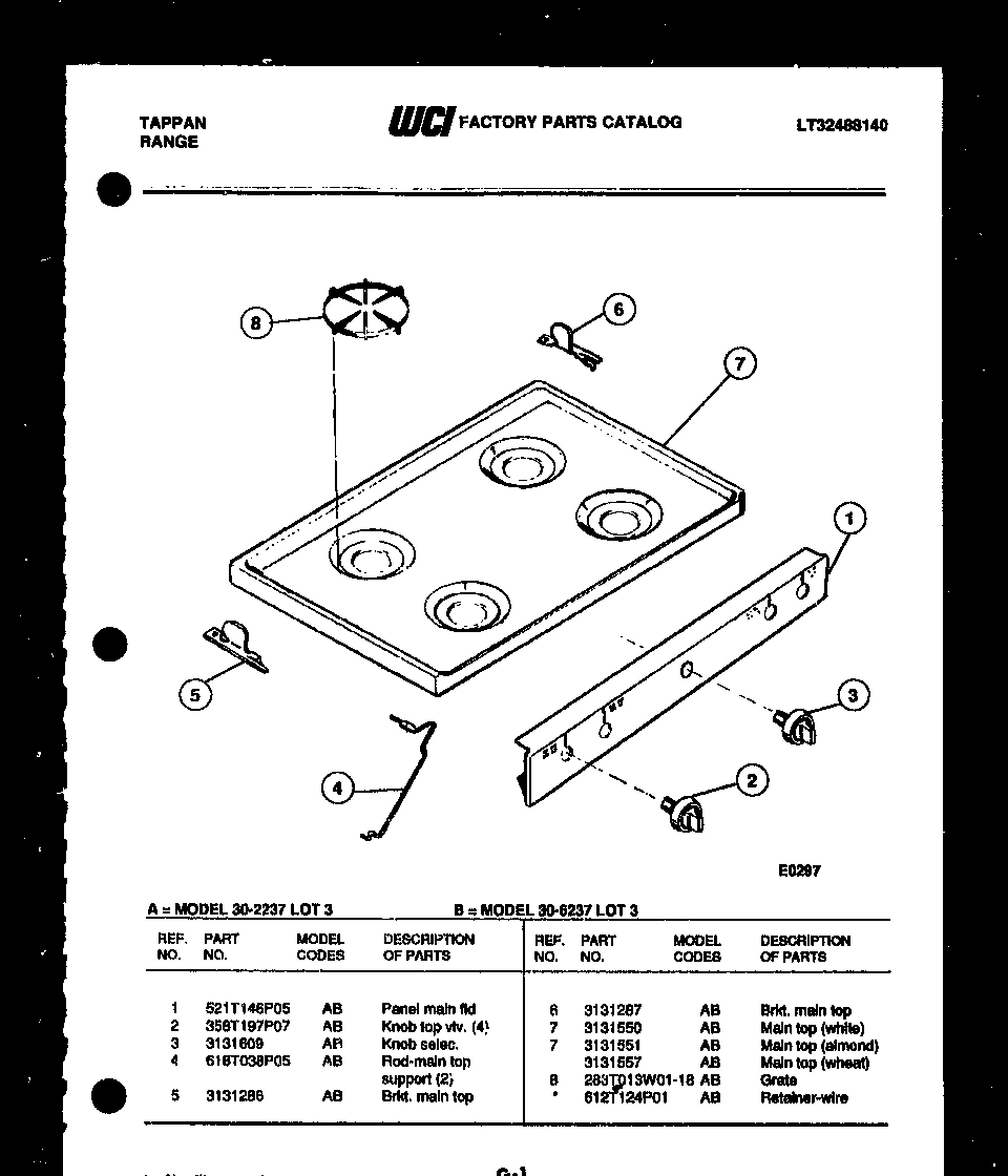 05 - COOKTOP PARTS