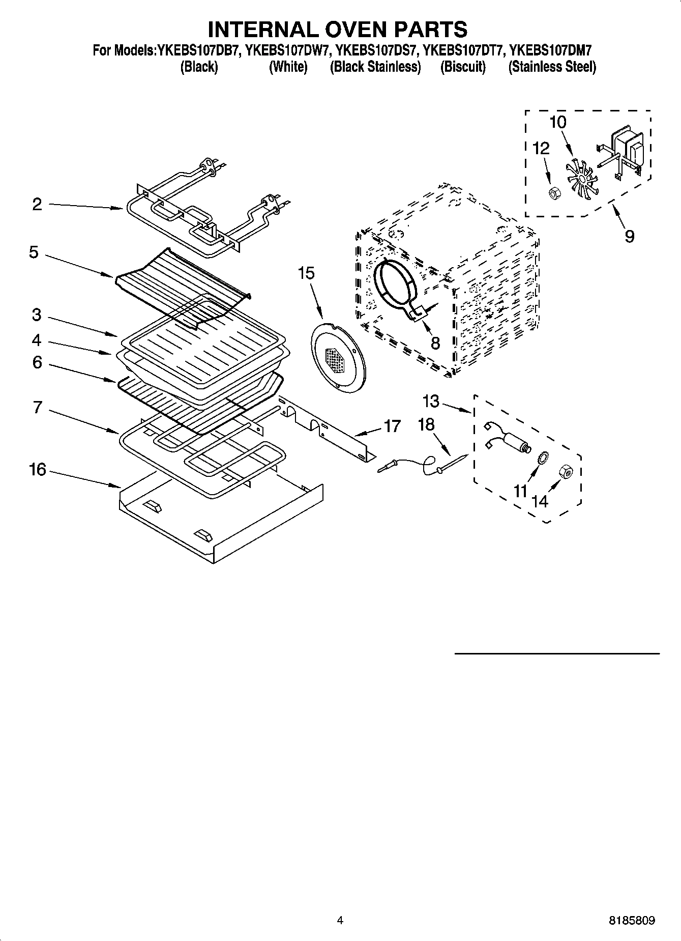 03 - INTERNAL OVEN PARTS