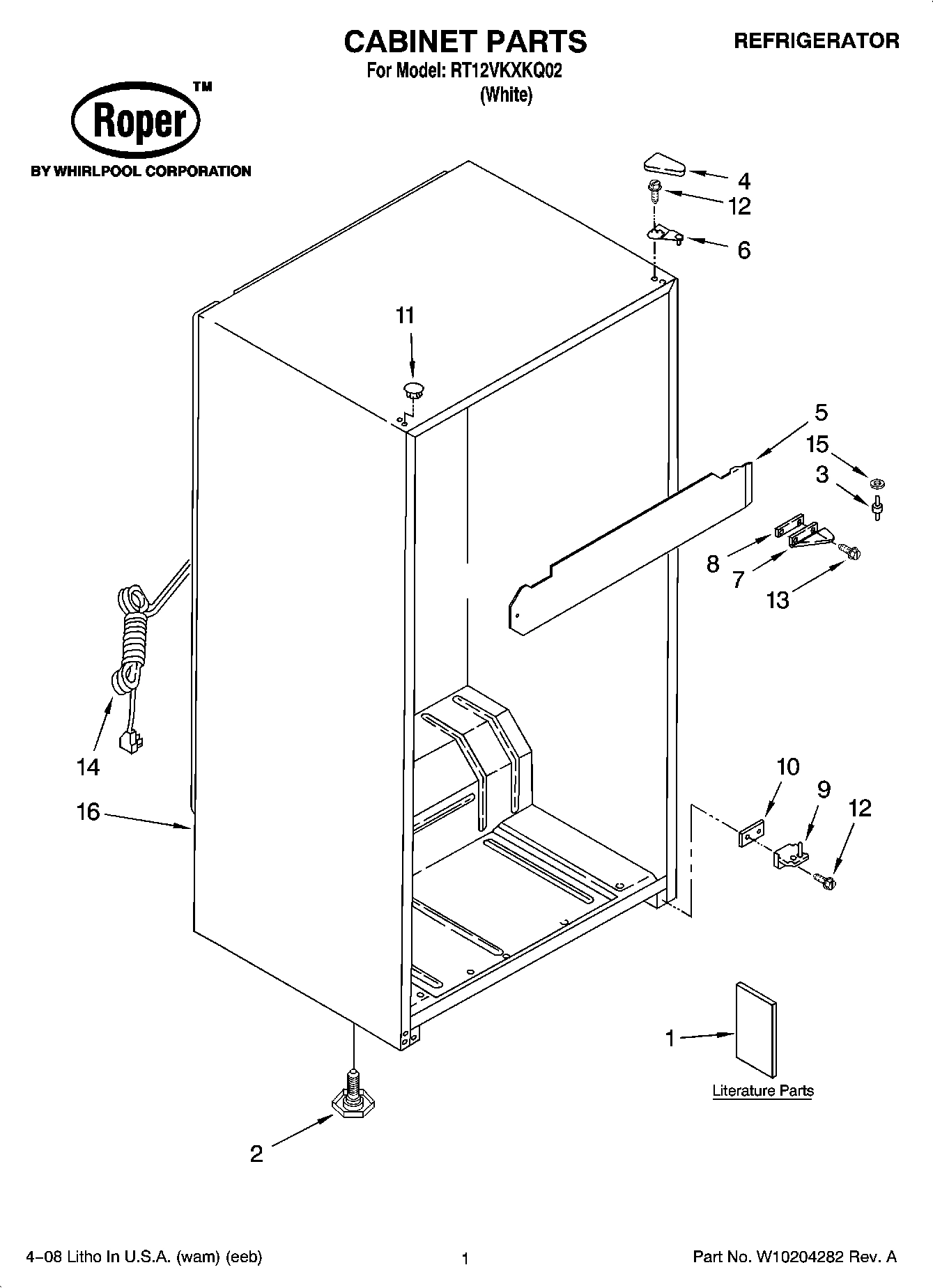 01 - CABINET PARTS