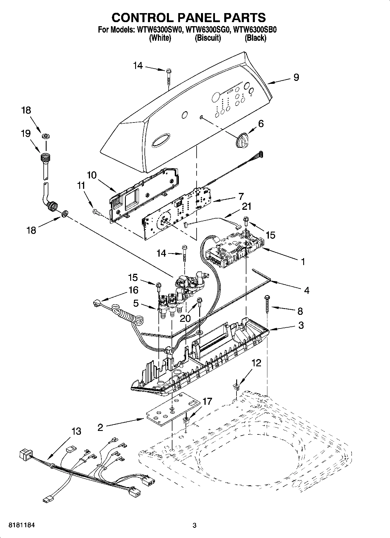 02 - CONTROL PANEL PARTS