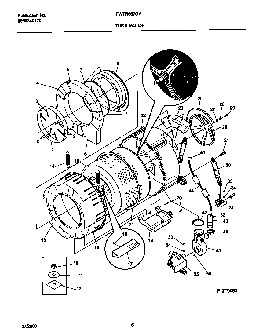 04 - WSHR TUB,MOTOR