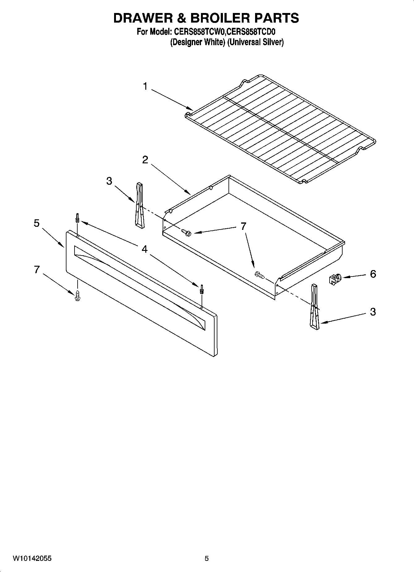 04 - DRAWER & BROILER PARTS