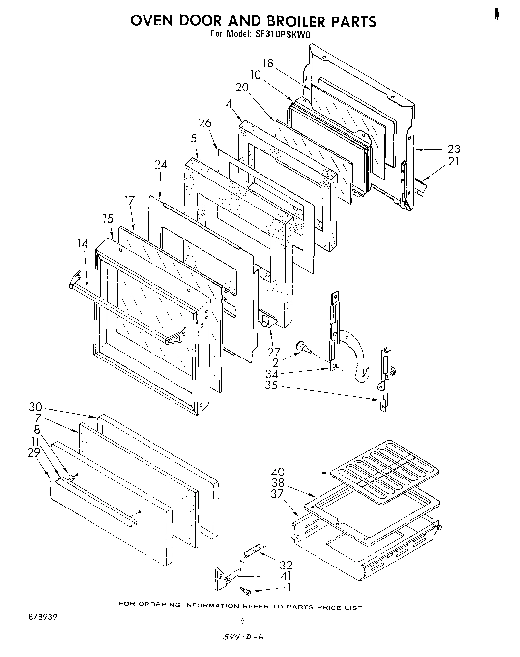 04 - OVEN DOOR AND BROILER