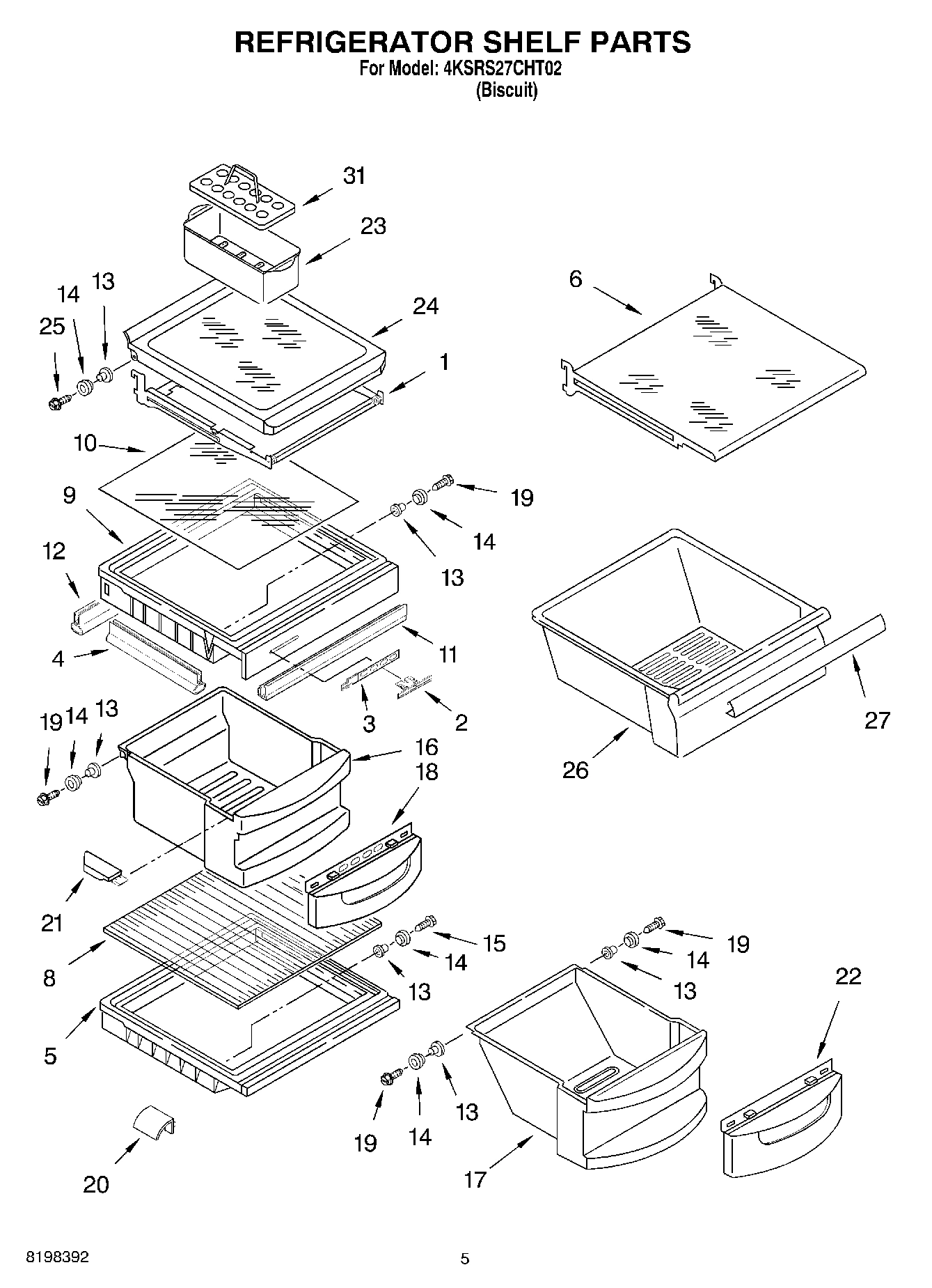 04 - REFRIGERATOR SHELF